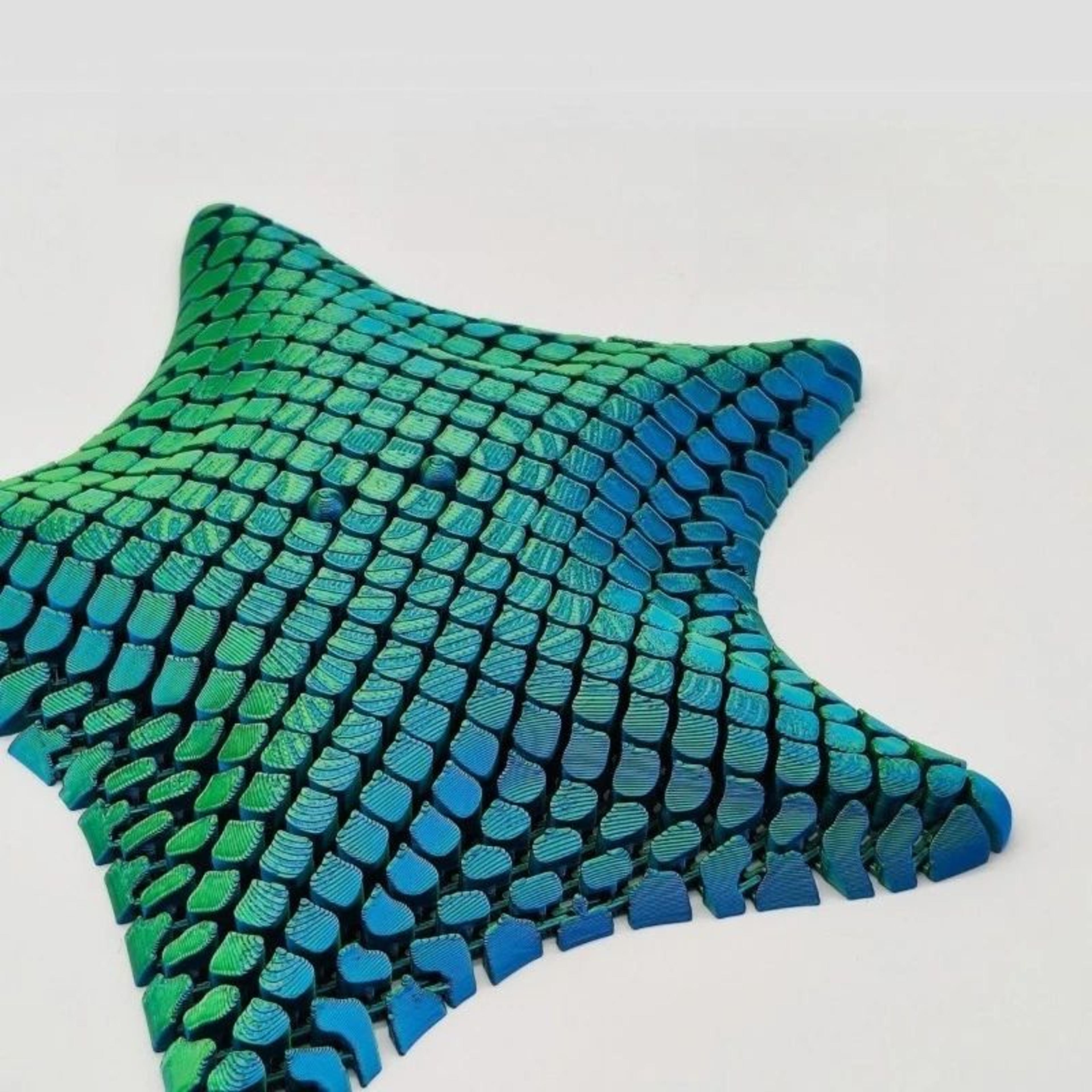 Articulated Starfish Fidget Toy  3D Printed Stress Relief Desk Decor For Kids  Adults 3