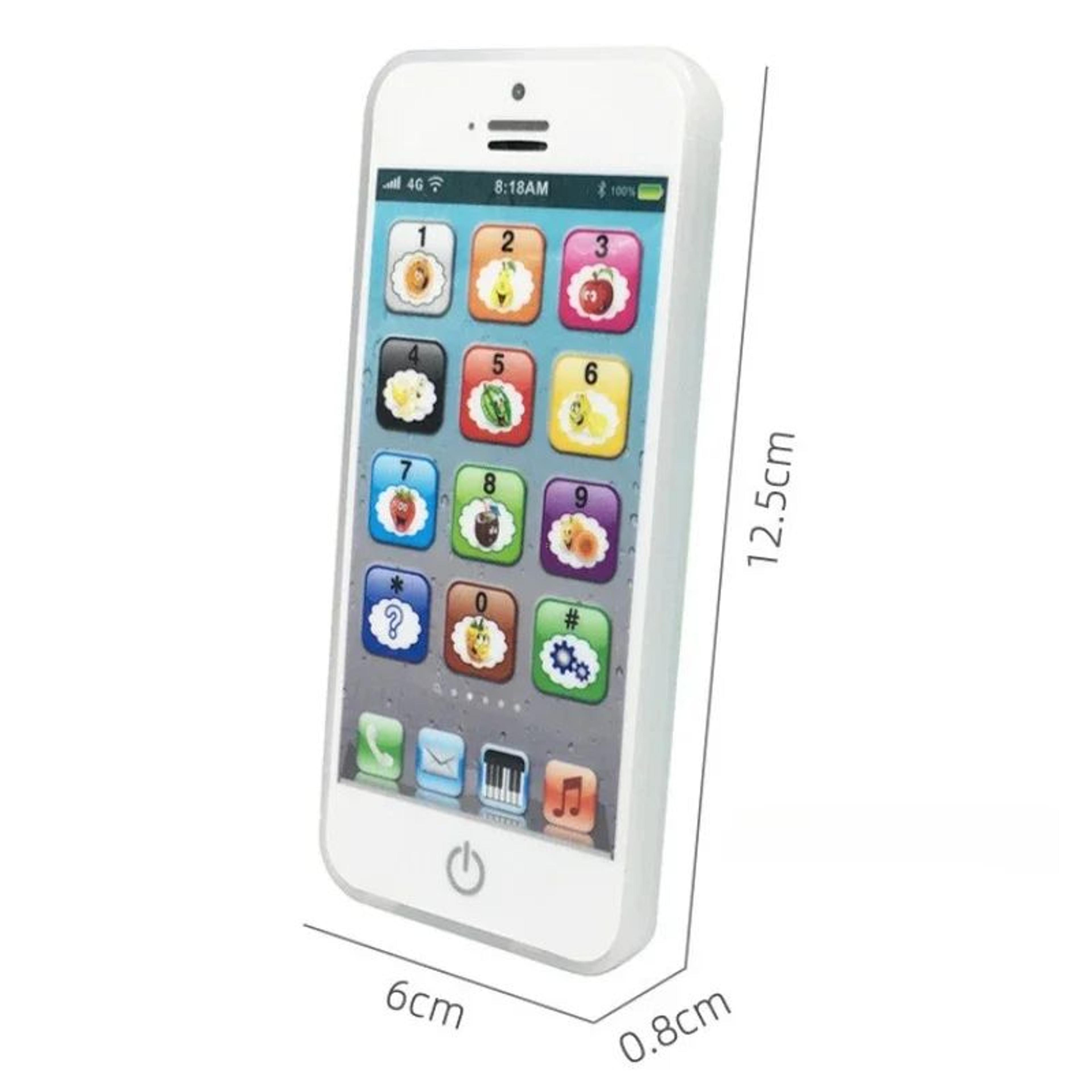Baby Musical Phone Toy  Light  Sound English Learning Educational Phone Toy For Toddlers 1