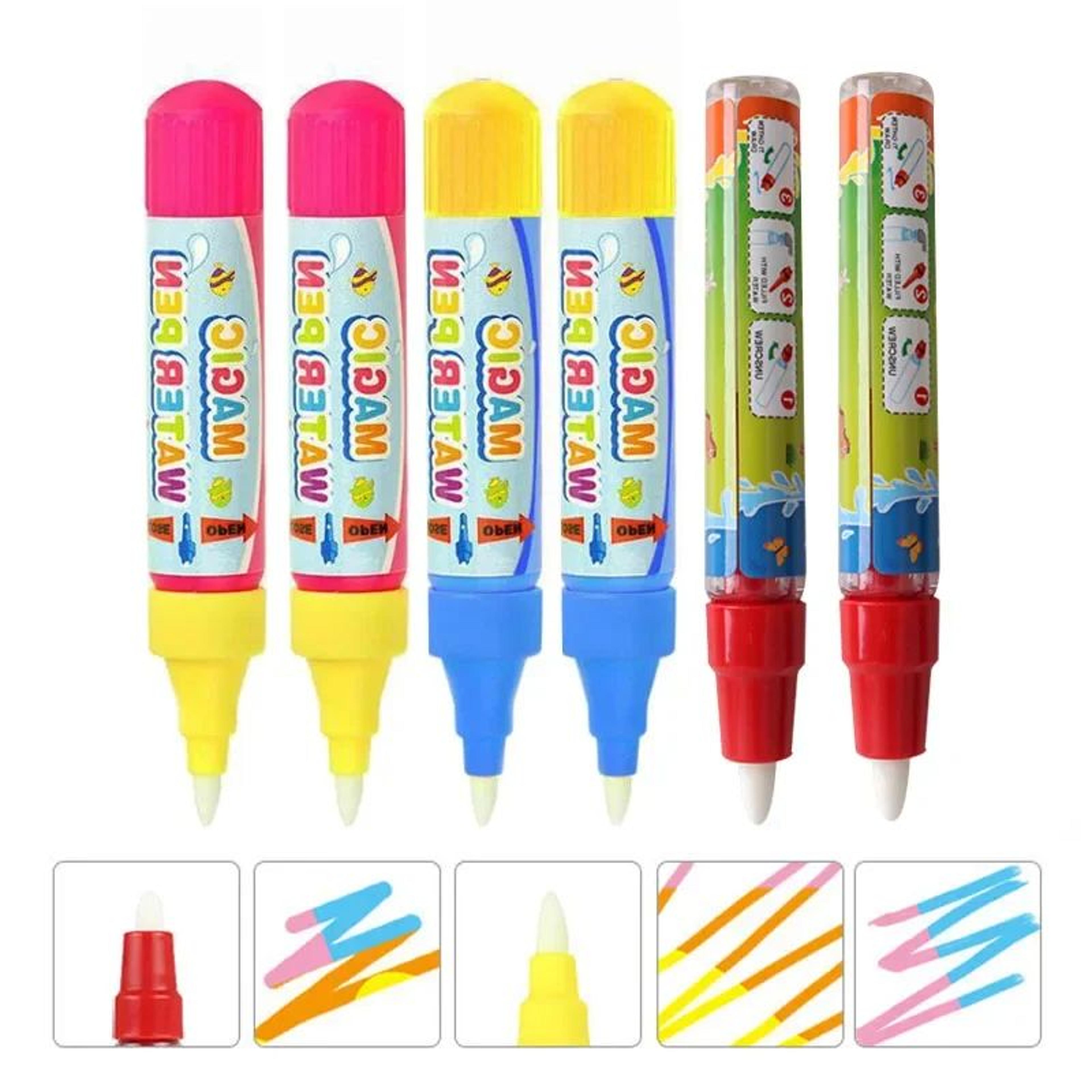 Magic Water Doodle Pen Set For Kids  Water Doodle Pen Refills For Water Drawing Mat  MessFree Paint 3