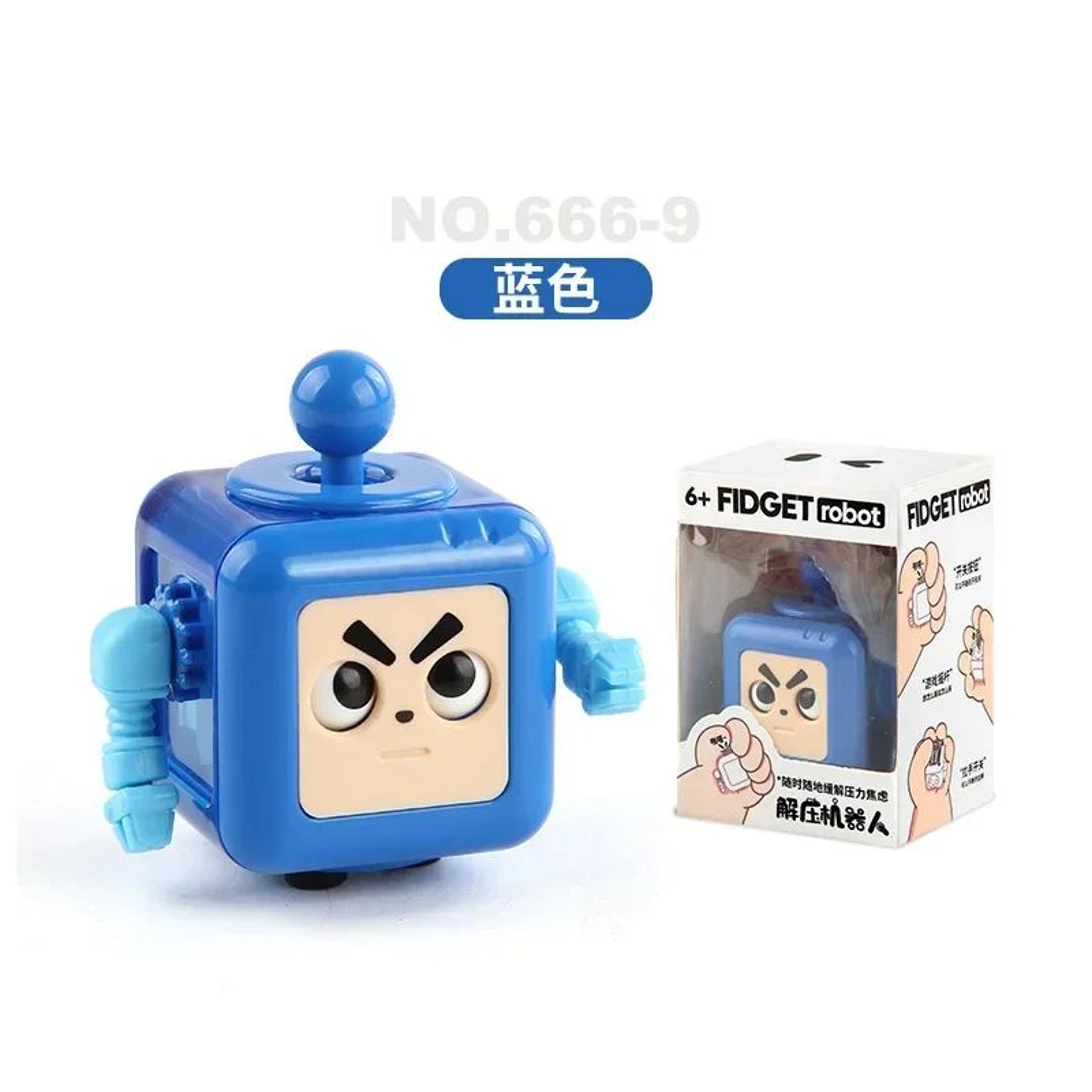 Robot Fidget Cube Stress Relief Toy  Sensory Handheld Fidget Block For Kids  Adults 7