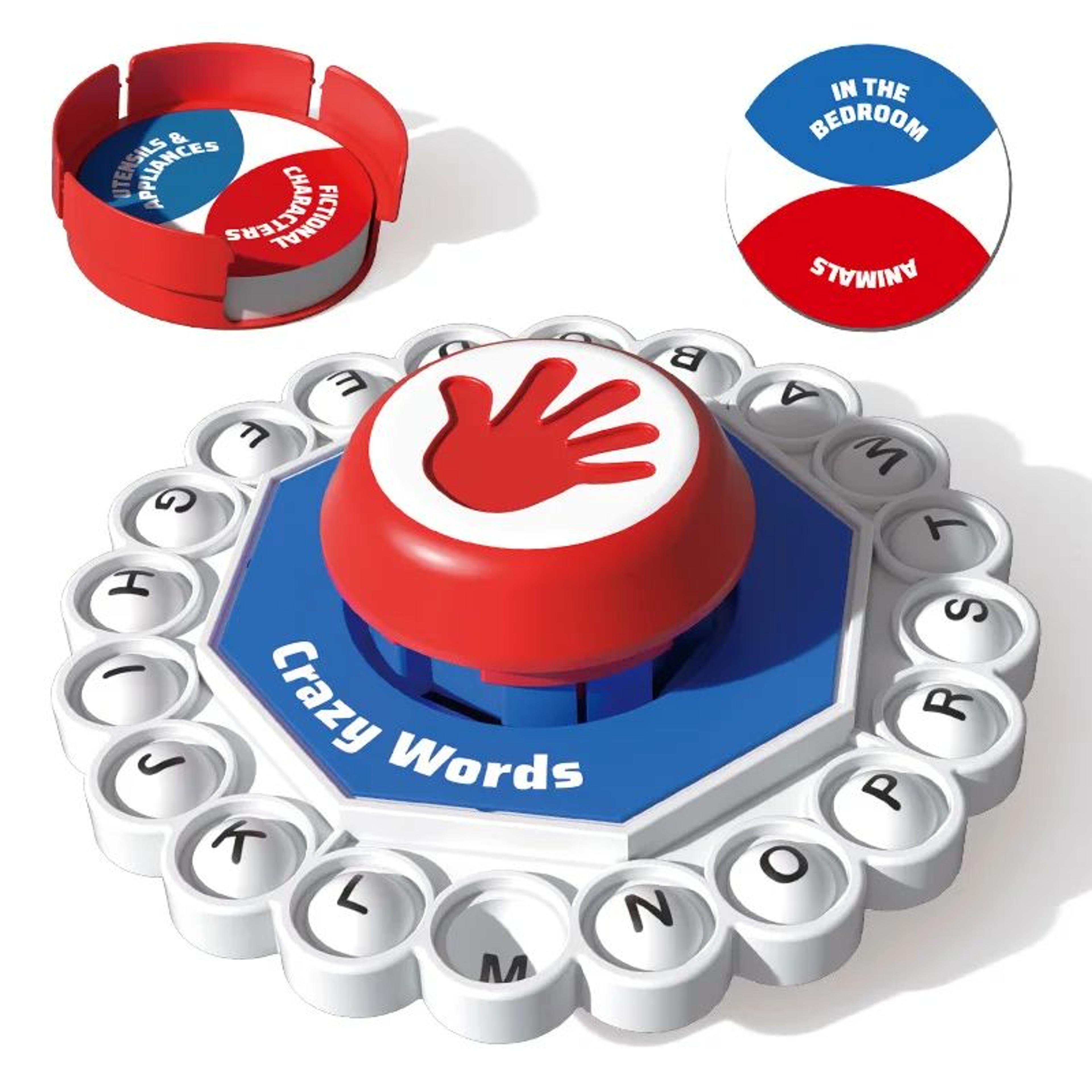 Crazy Words QuickThink Letter Pressing Word Game  FastPaced Family Board Game For Kids  Adults 5