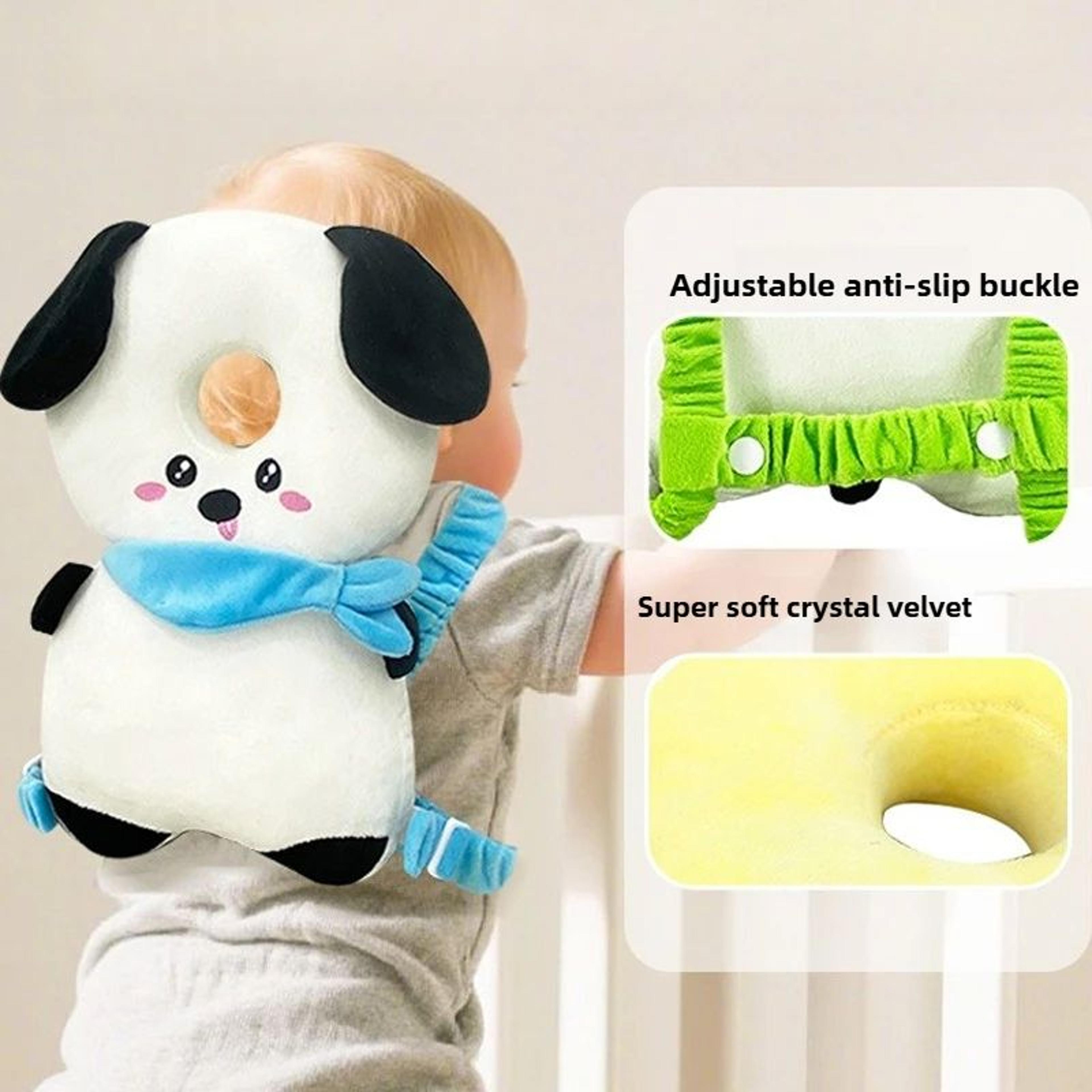 Soft Cartoon Baby Head Protector Backpack  AntiFall Toddler Head Protection Pillow With Adjustable  0