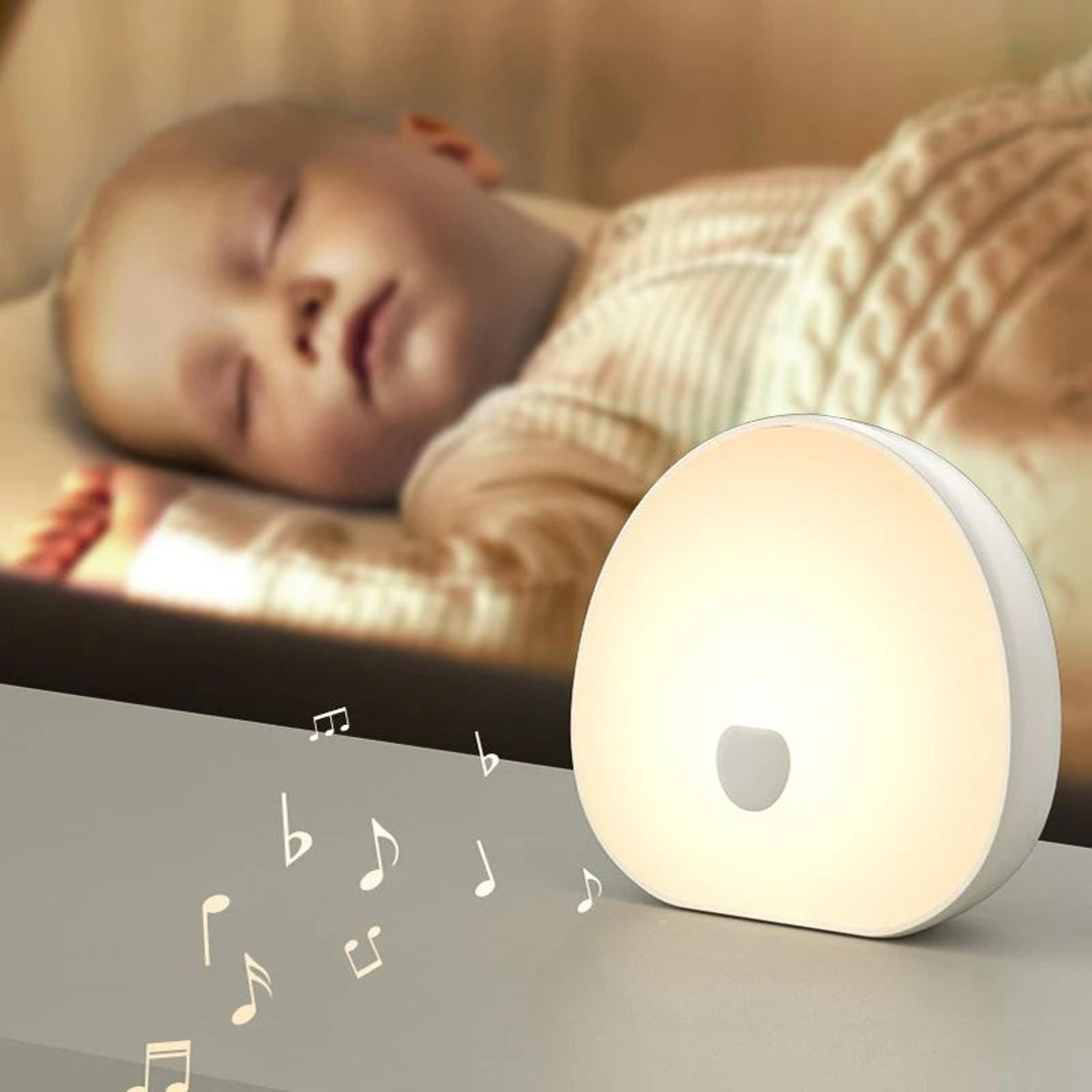 Rechargeable White Noise Machine With RGB Touch Night Light  Sleep Sound  Baby Sleep Aid Lamp 0