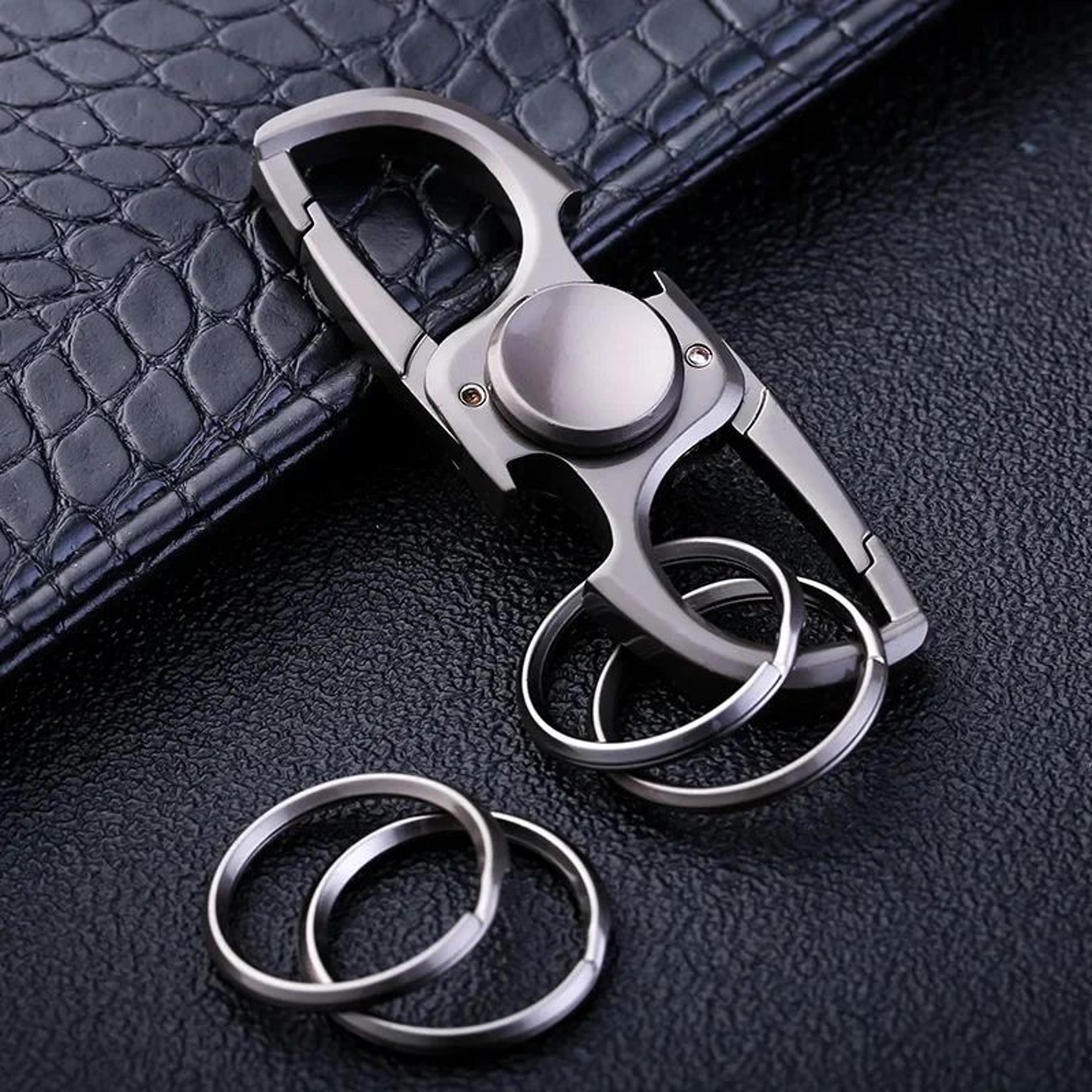 Fidget Spinner Keychain Bottle Opener  Metal EDC Fidget Spinner For Stress  Focus 6