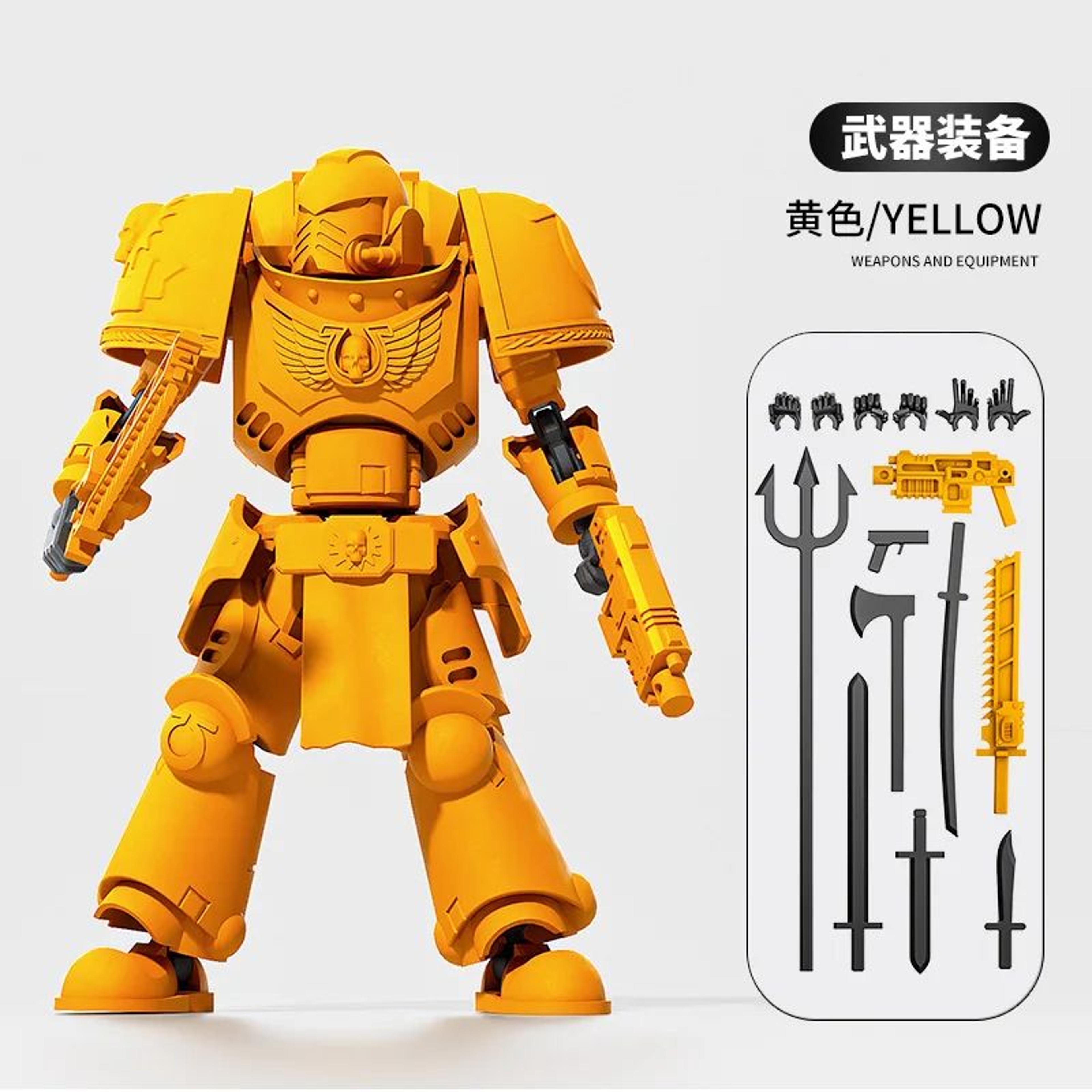 3D Printed MultiJointed Warrior Action Figure DIY Model Kit With Weapons  Poseable Robot Desk Toy 7