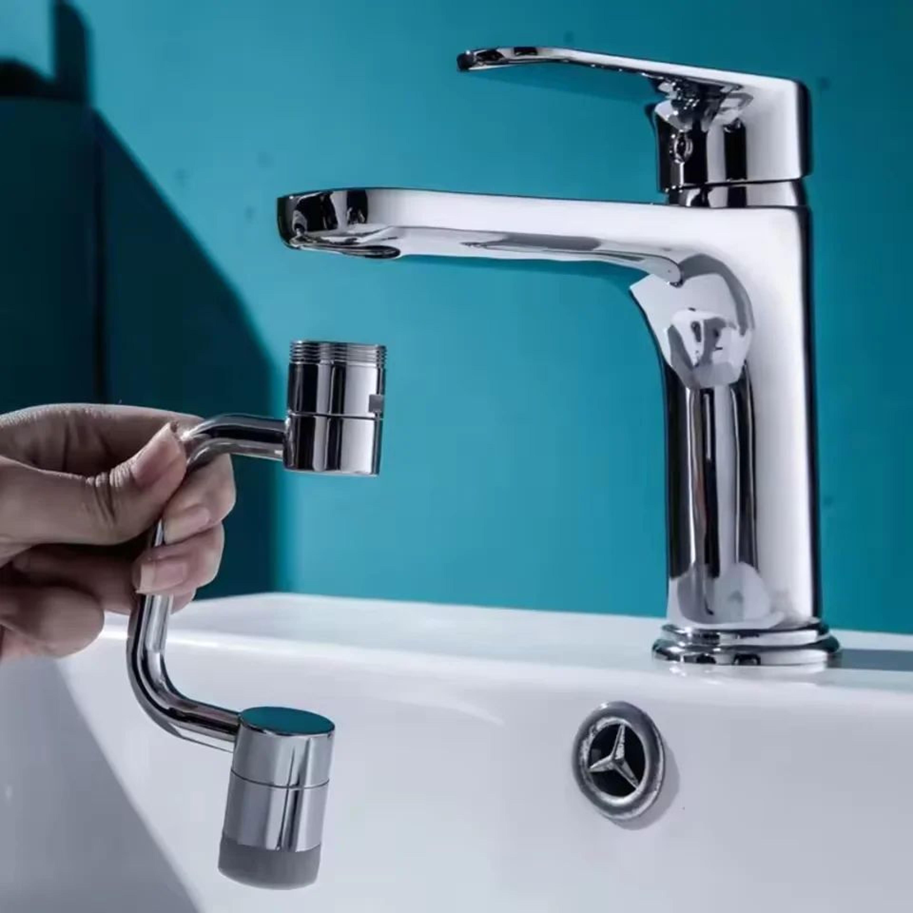 1080 Swivel Faucet Extender With Dual Spray Modes  Splashproof Rotatable Faucet Aerator Extension F 2