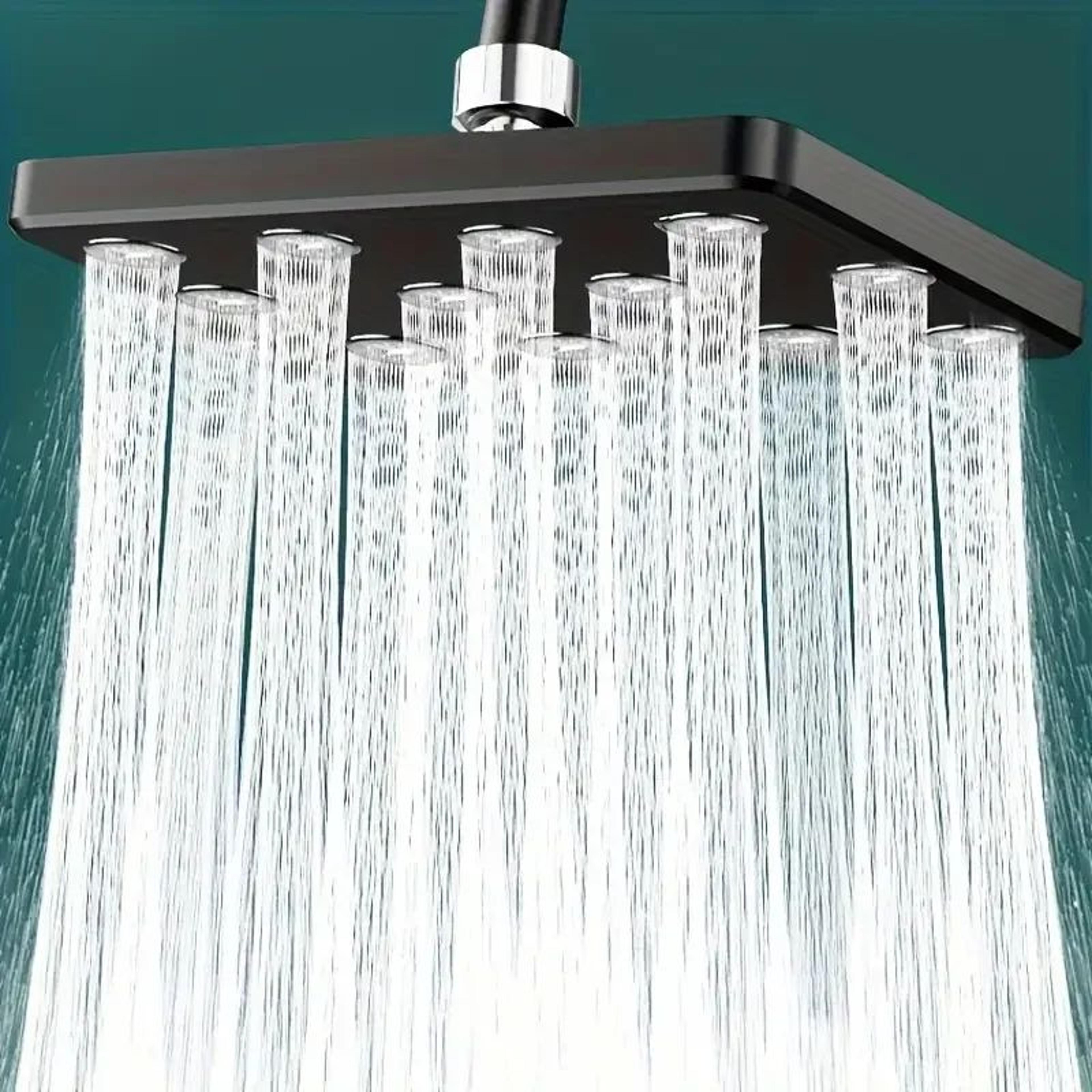 10Inch Rainfall High Pressure Shower Head  Universal AntiClog Overhead Spa Spray 0