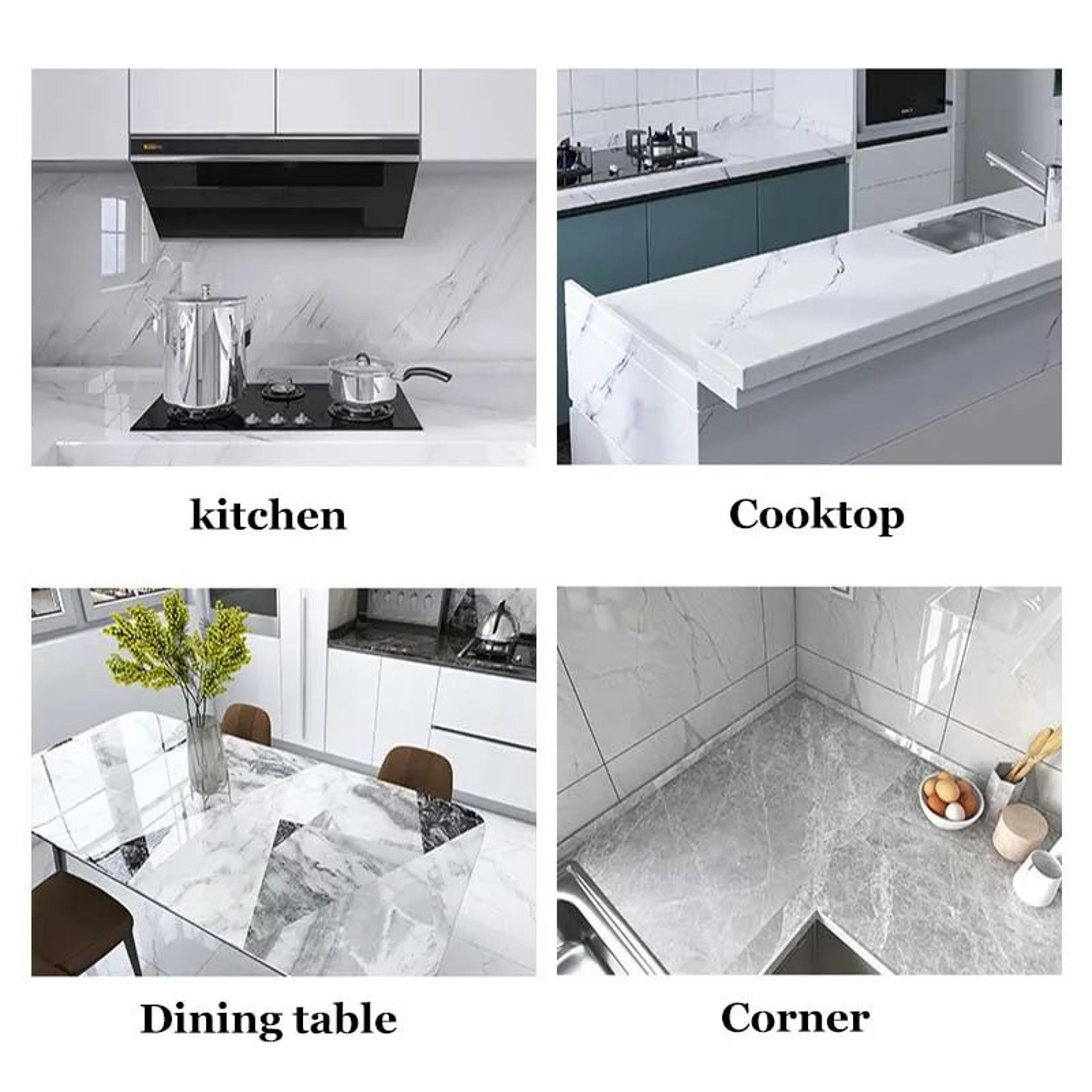 Wood Grain Peel  Stick Cabinet Film  Waterproof FlameRetardant Kitchen Renovation Wrap 3