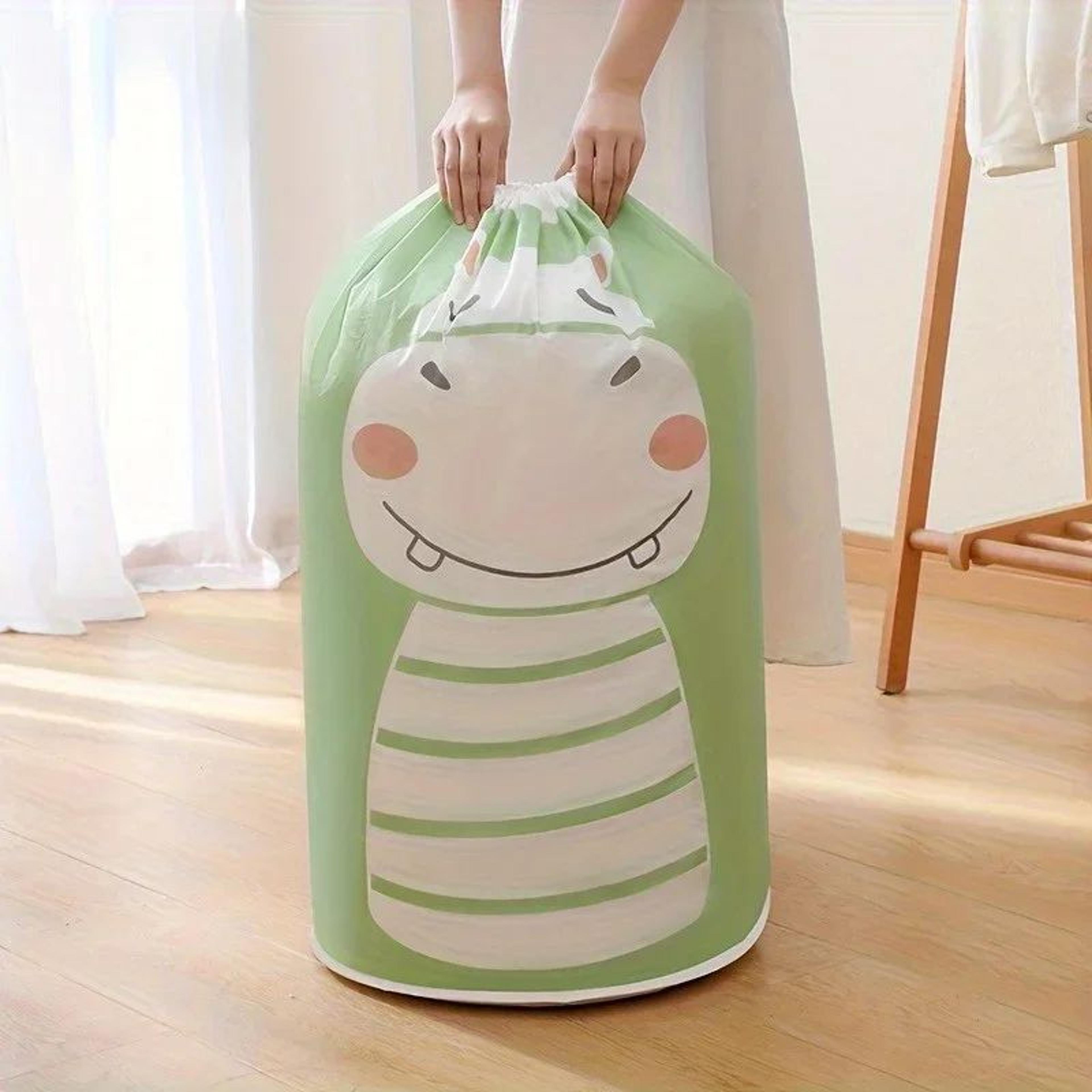Waterproof Quilt Storage Bag  MoistureProof Blanket Storage Organizer With Drawstring Closure For C 1