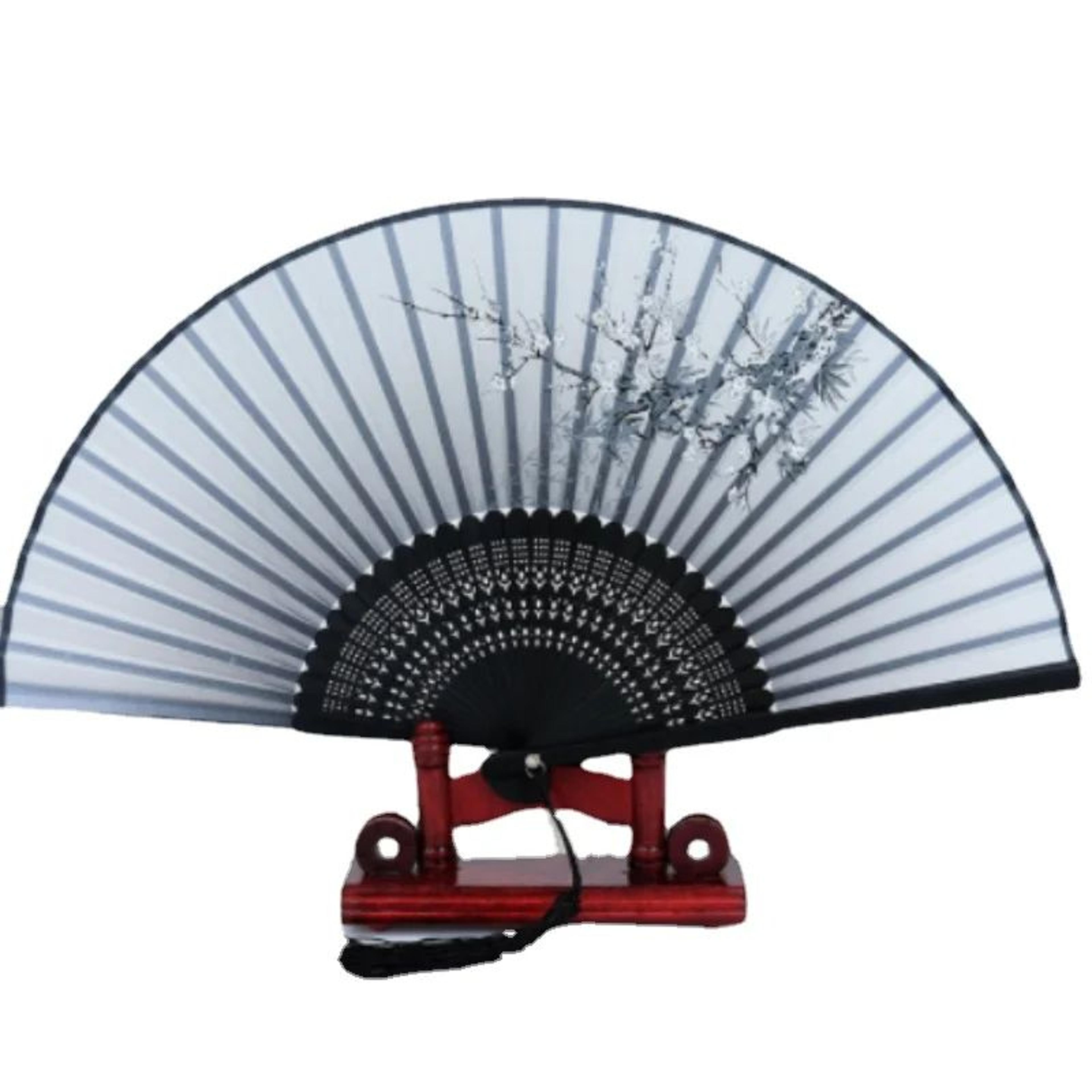 Retro Japanese Folding Fan  Elegant Japanese Folding Fan For Women Dance  Home Decor 3