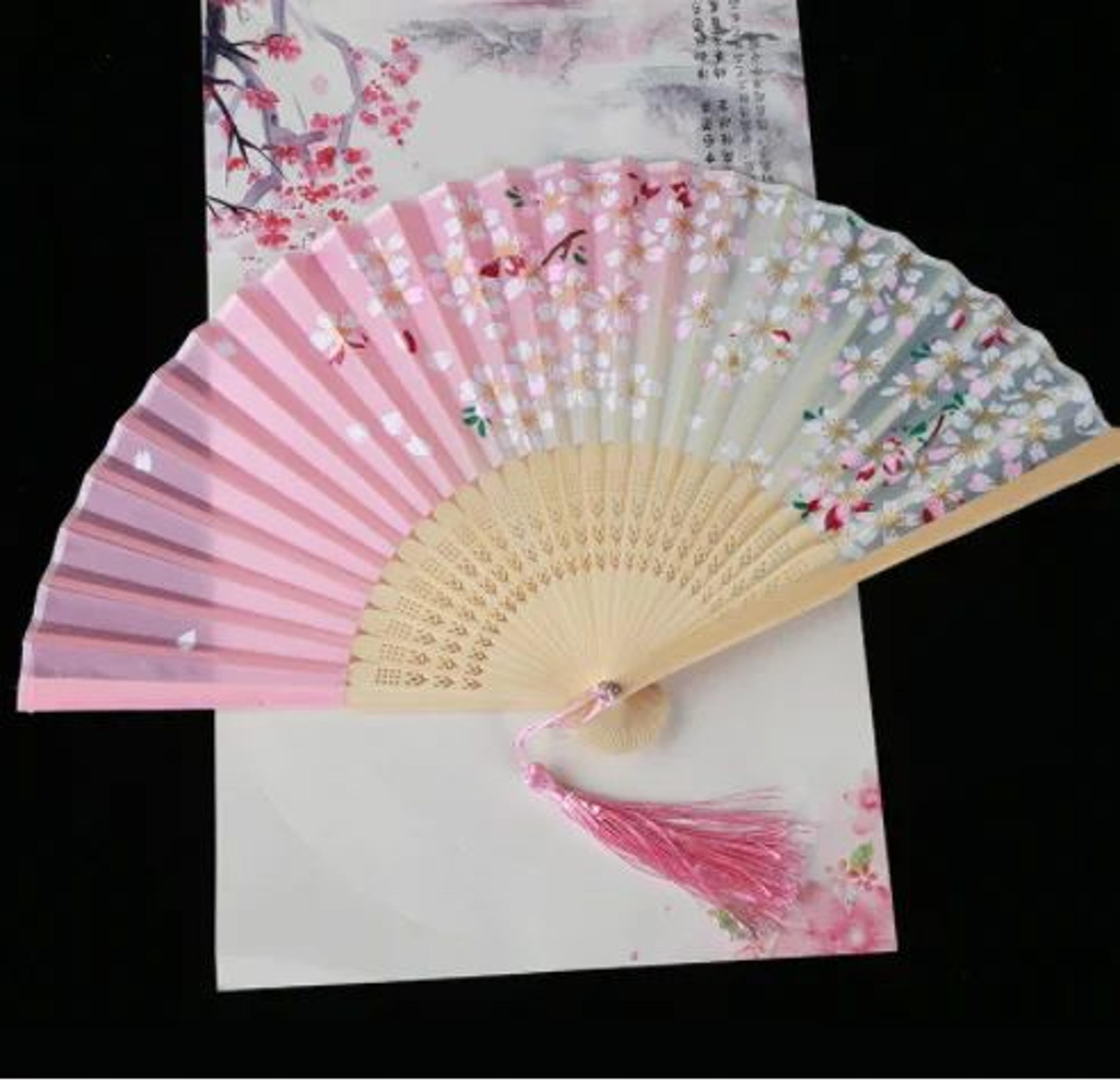 Retro Japanese Folding Fan  Elegant Japanese Folding Fan For Women Dance  Home Decor 11