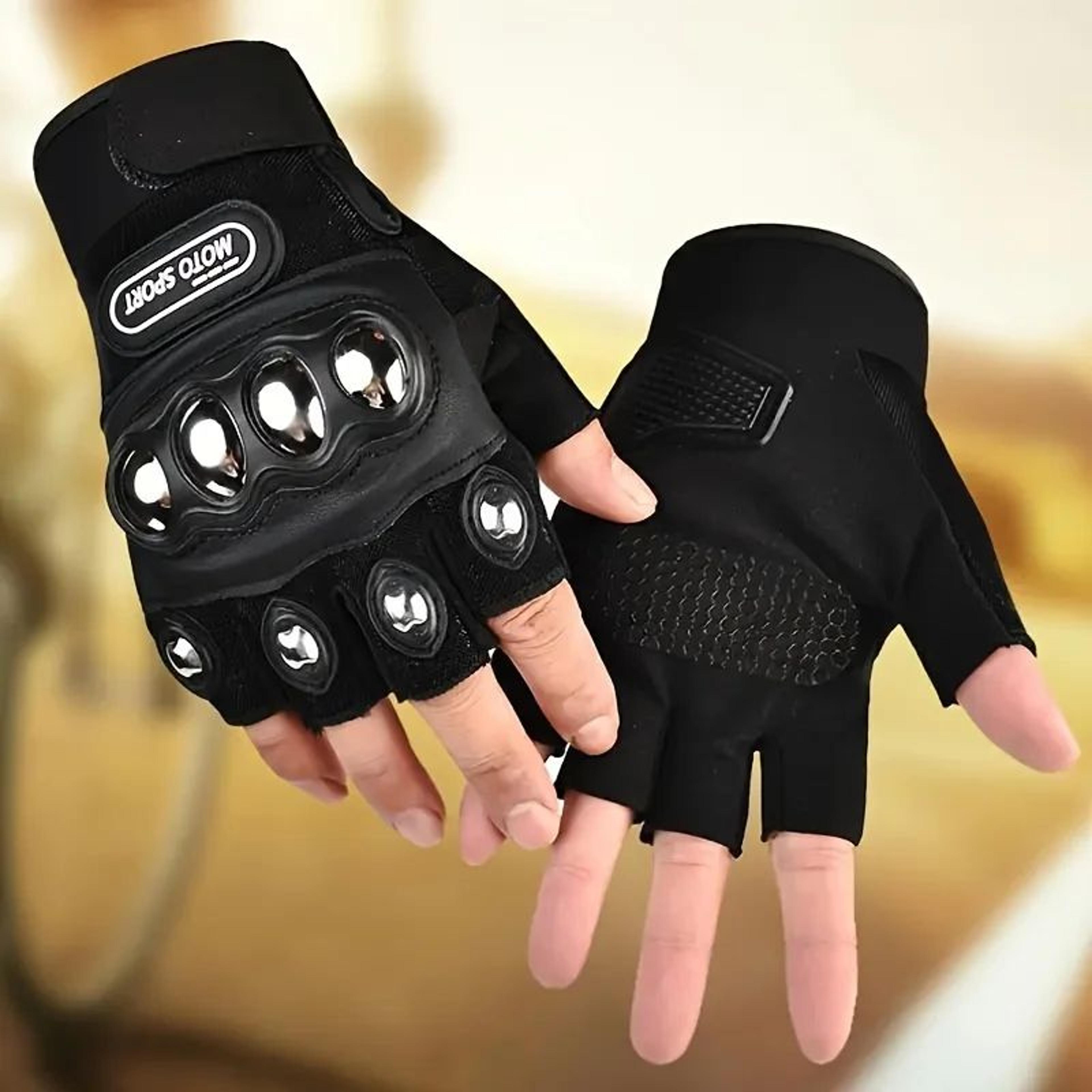 SteelKnuckle Outdoor Motorcycle Gloves 2Pair Set  Touchscreen AntiSlip Impact Protection 1