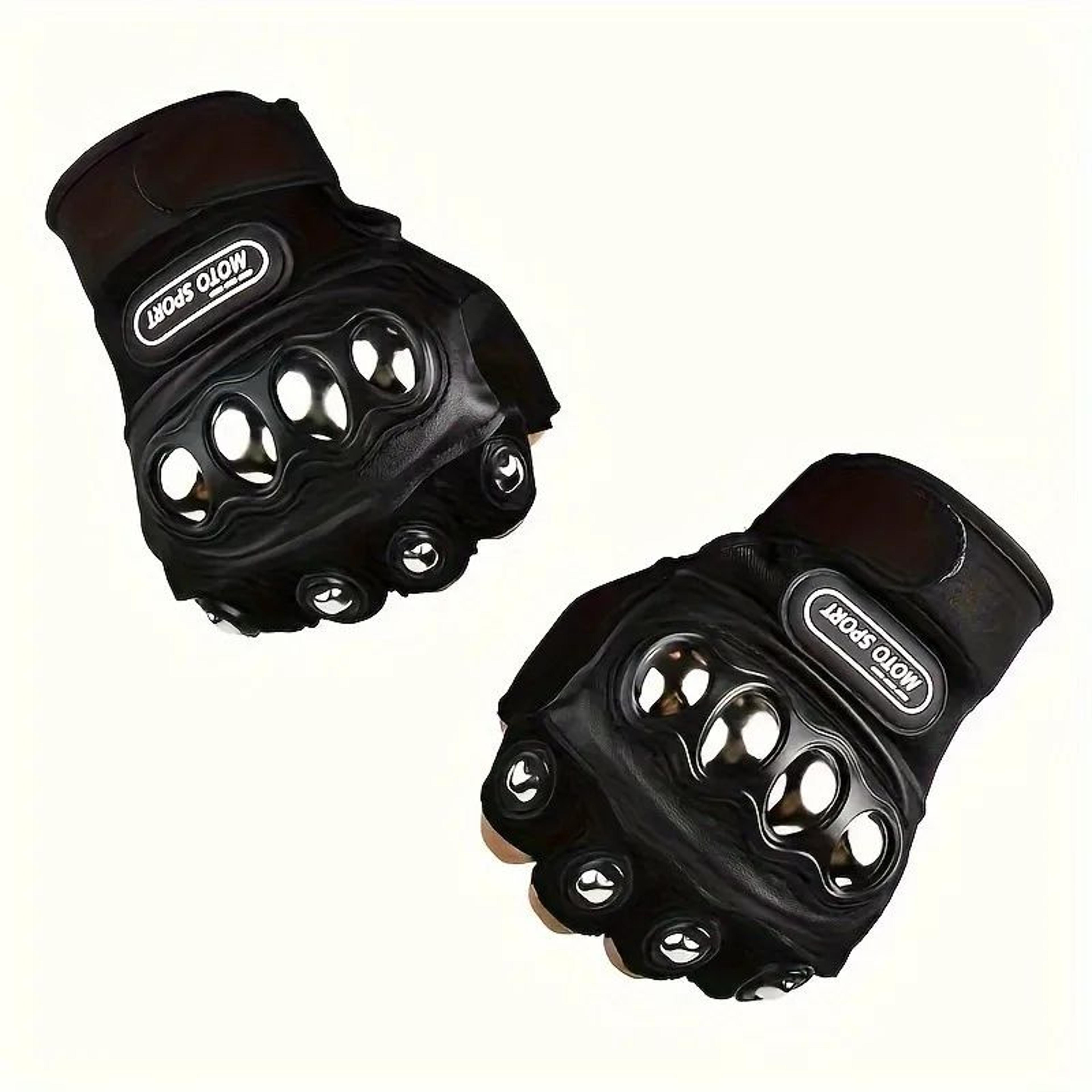 SteelKnuckle Outdoor Motorcycle Gloves 2Pair Set  Touchscreen AntiSlip Impact Protection 6