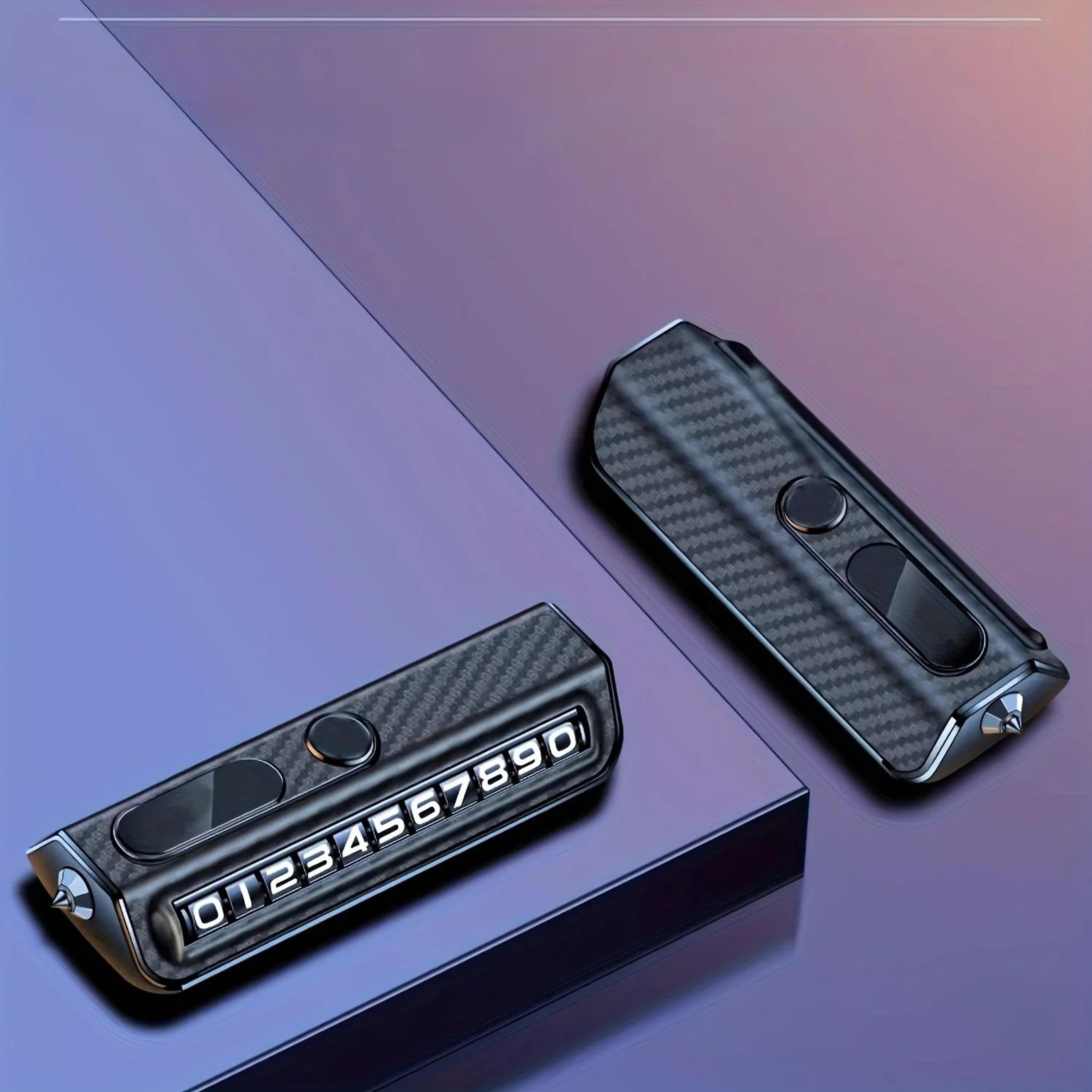 Temporary Parking Number Plate With Hidden Car Phone Number Card Dashboard Phone Holder  Emergency  2