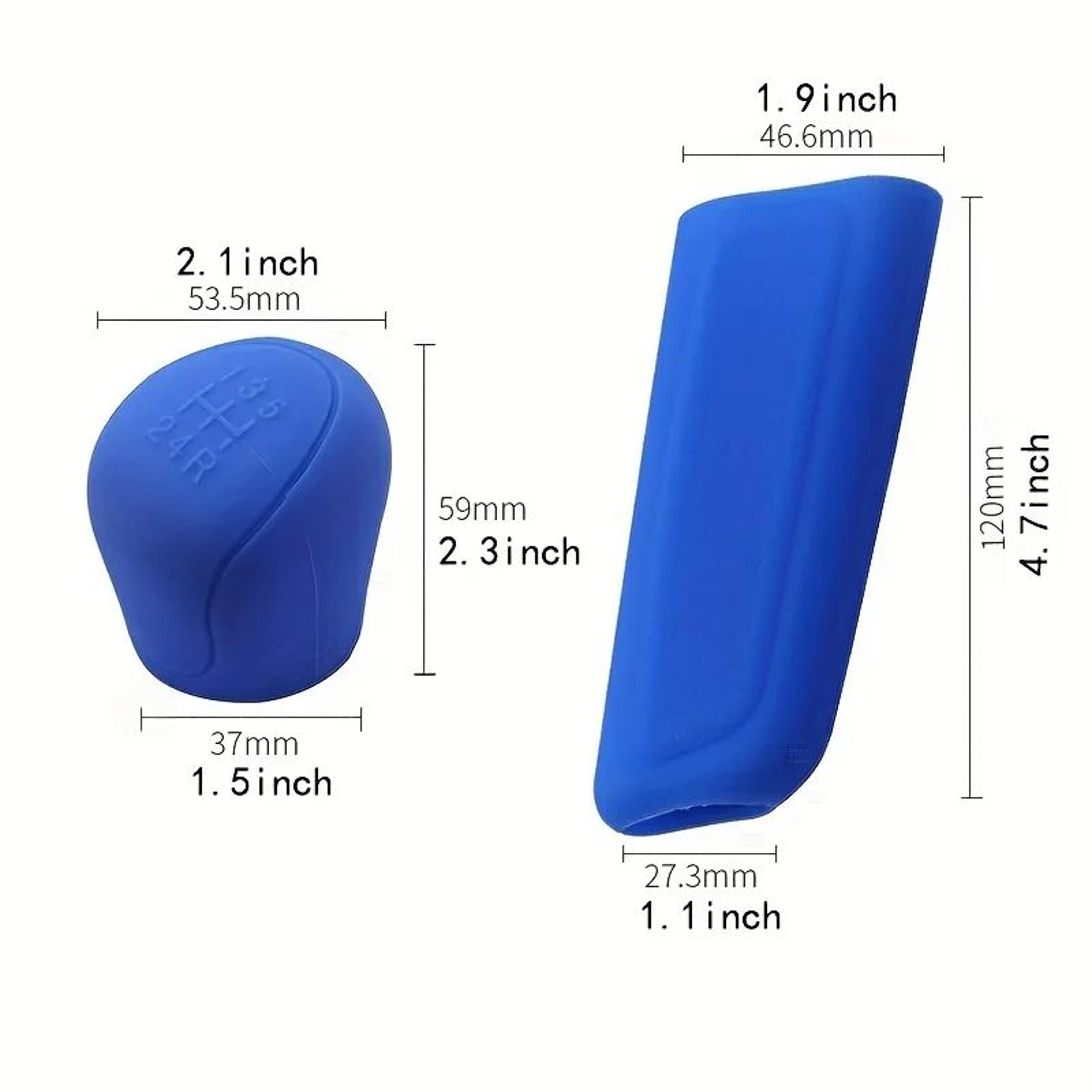 Universal Car Gear Shift  Handbrake Cover Set 2PCS  AntiSlip WearResistant Grip Sleeves 1