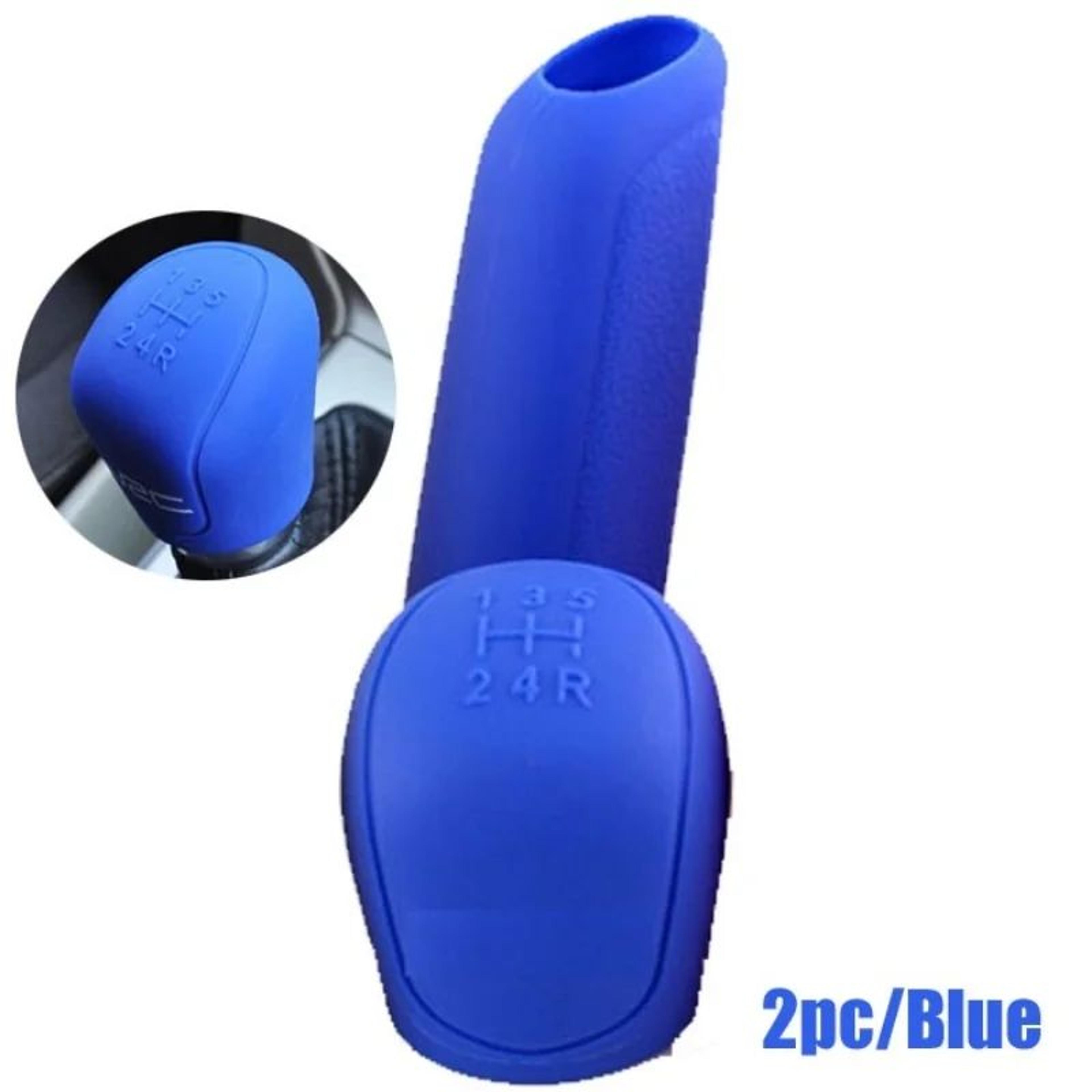 Universal Car Gear Shift  Handbrake Cover Set 2PCS  AntiSlip WearResistant Grip Sleeves 6