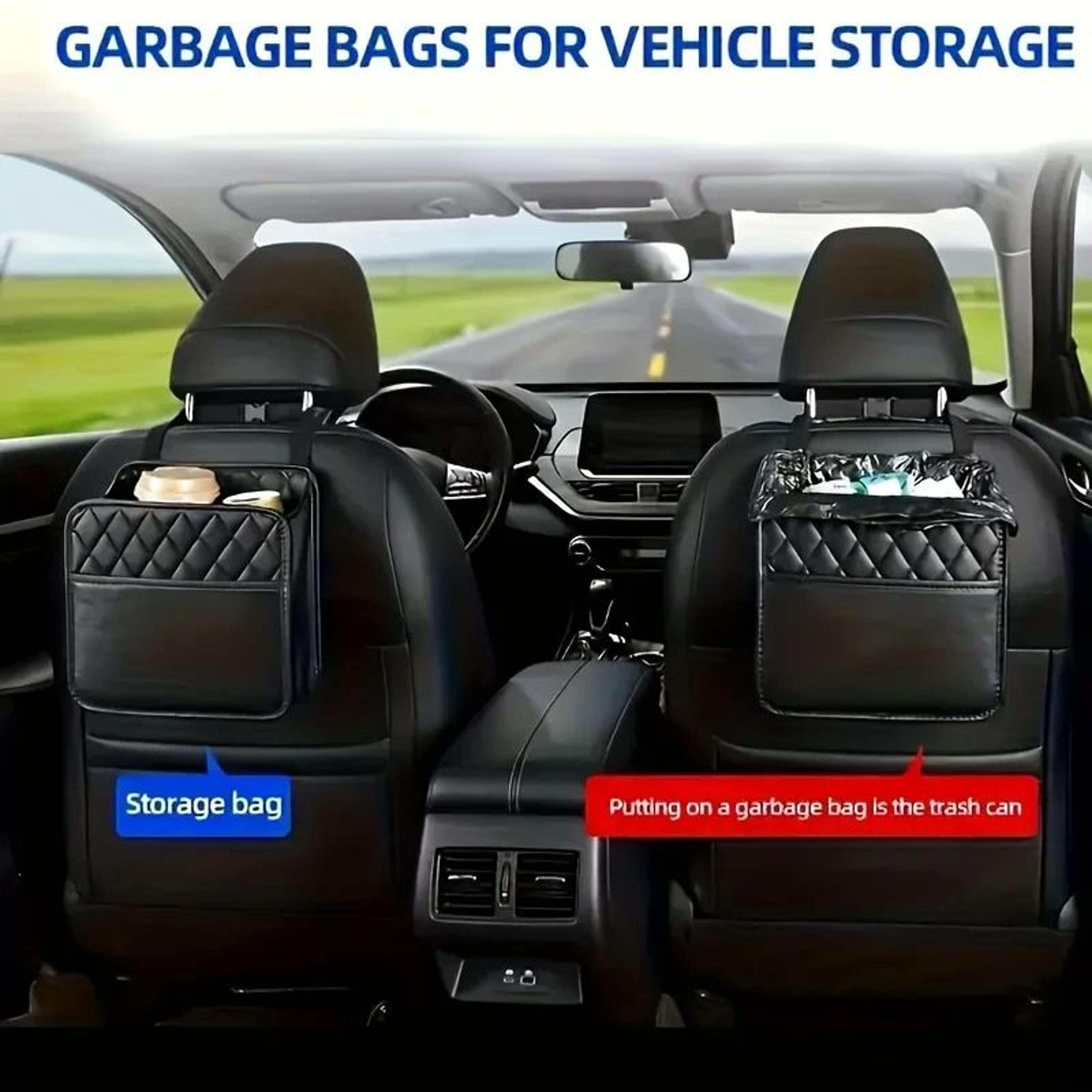 5in1 Car Seat Back Organizer Storage Box With Cup Holders Tissue Holder Phone Pocket  Hooks 1
