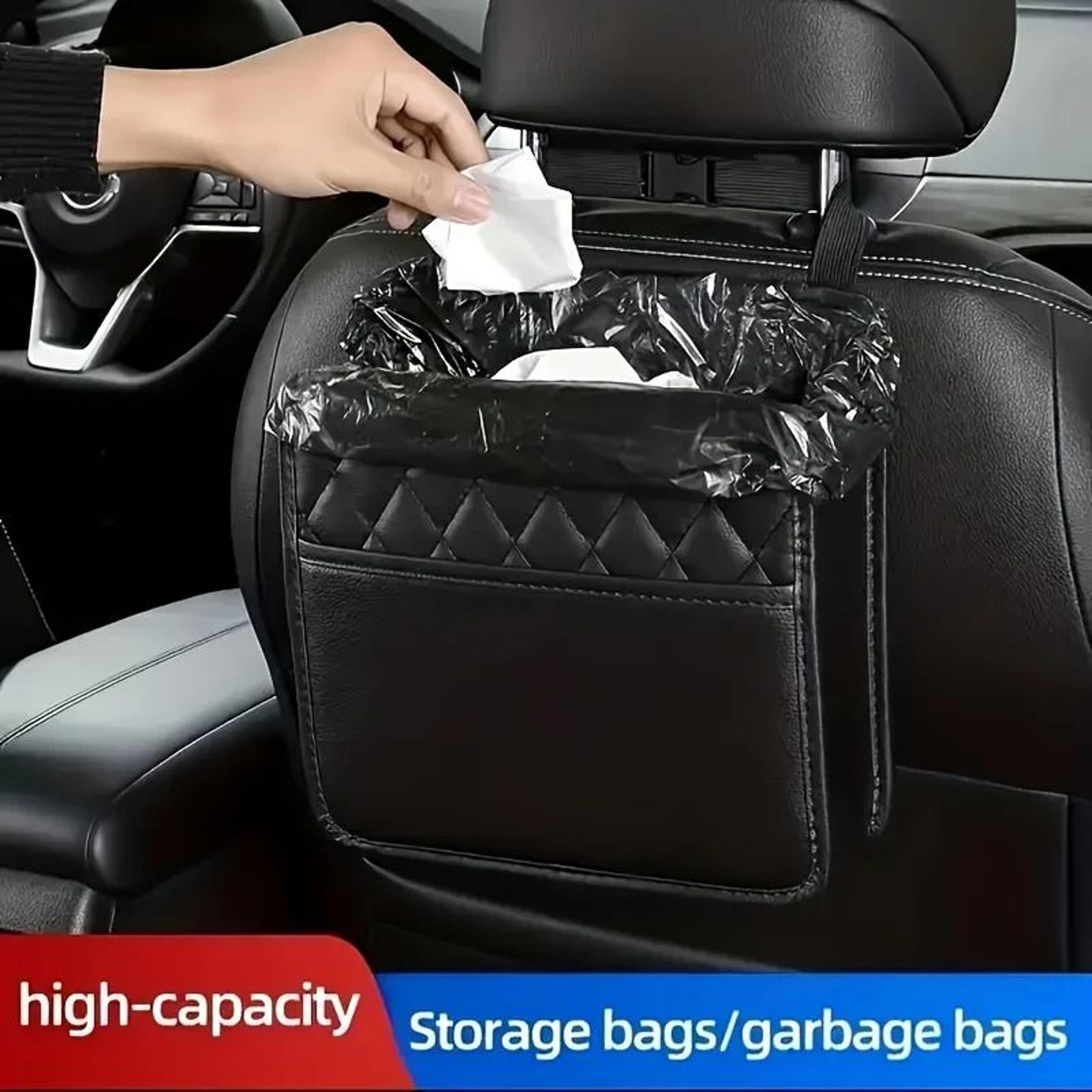 5in1 Car Seat Back Organizer Storage Box With Cup Holders Tissue Holder Phone Pocket  Hooks 4