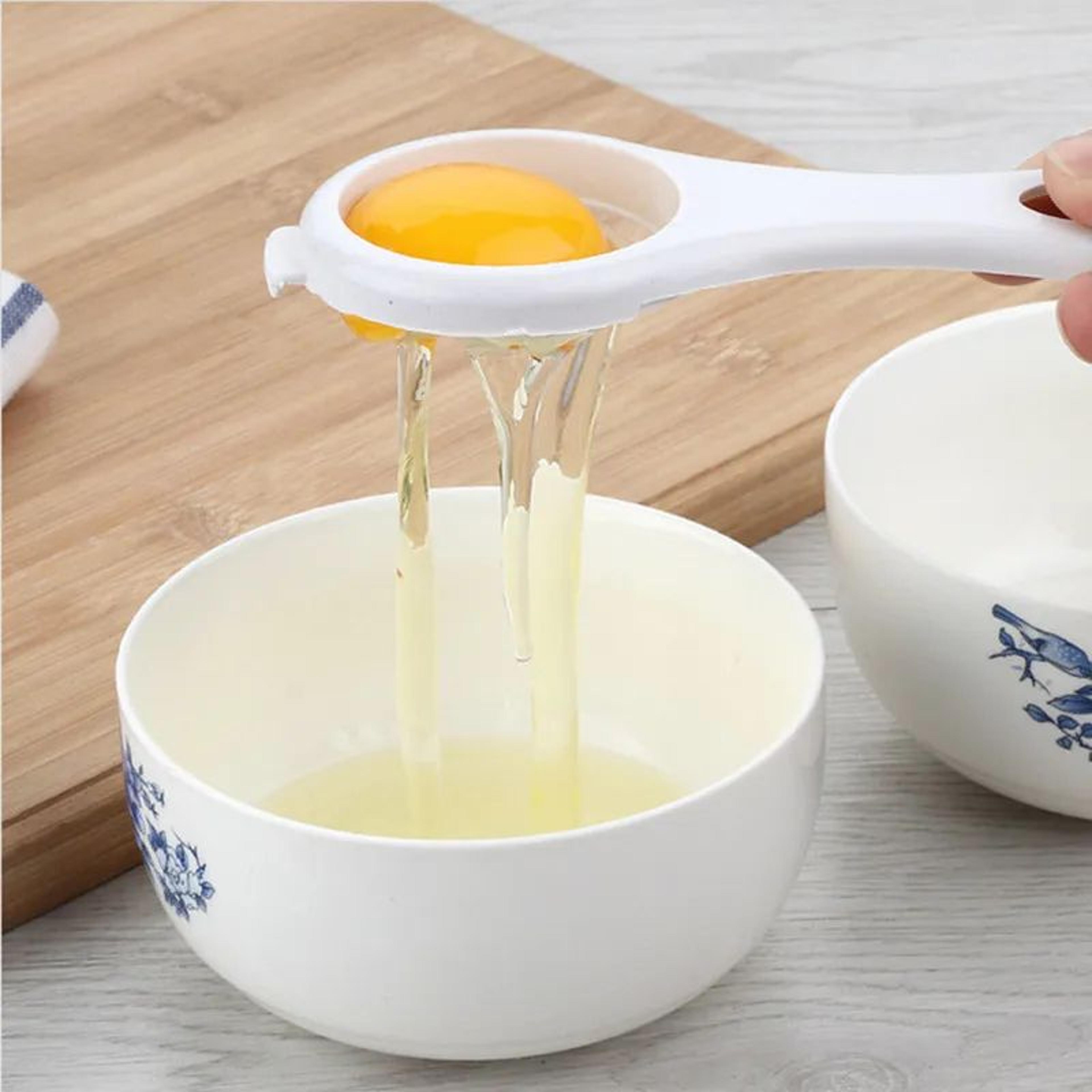 ClipOn Egg Yolk Separator  Egg White Strainer 25pcs  MessFree Egg Separator Tool For Baking  Cookin 3