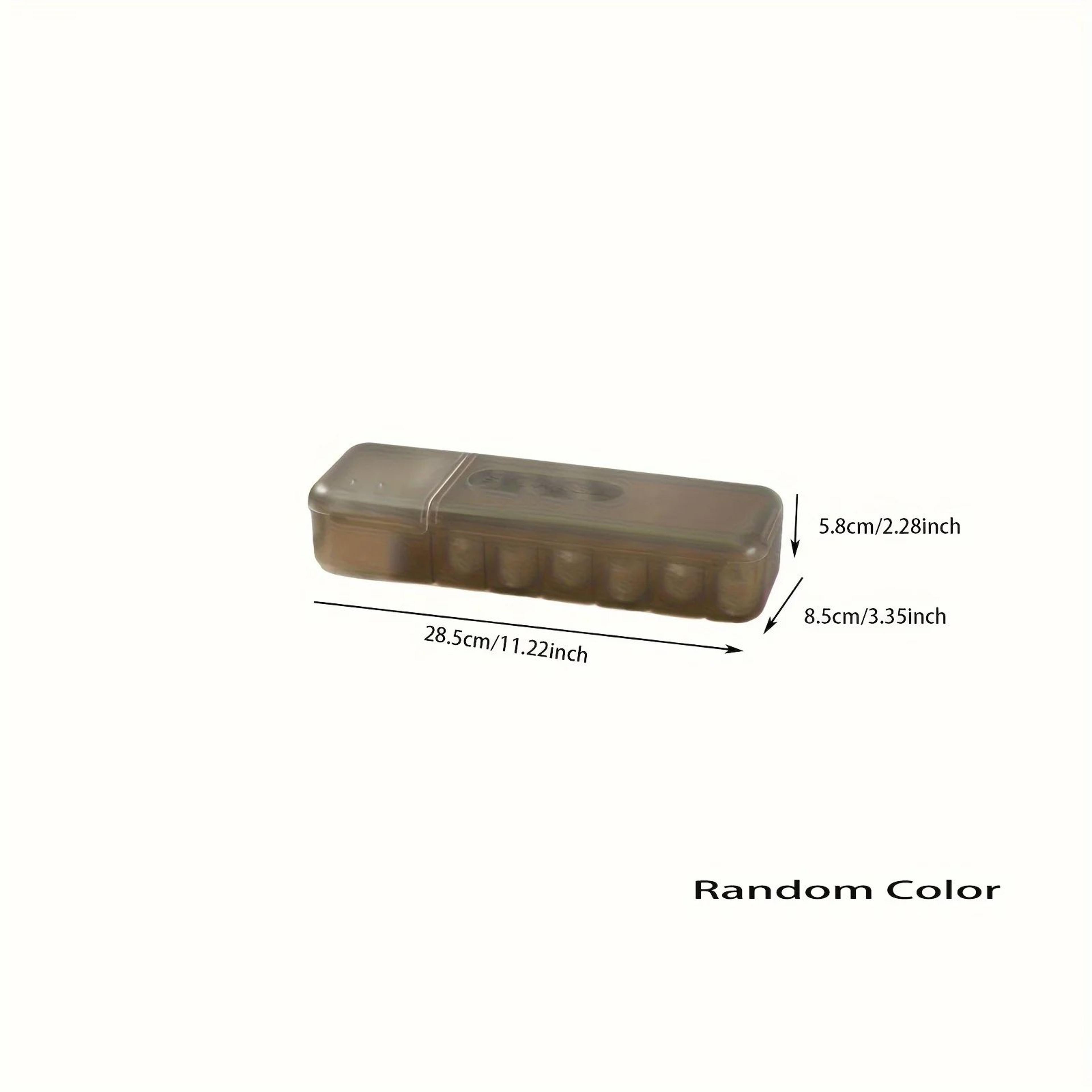 Desktop Cable Organizer Box With Lid  MultiCompartment Charging Cable Storage  Cord Sorting Case 6