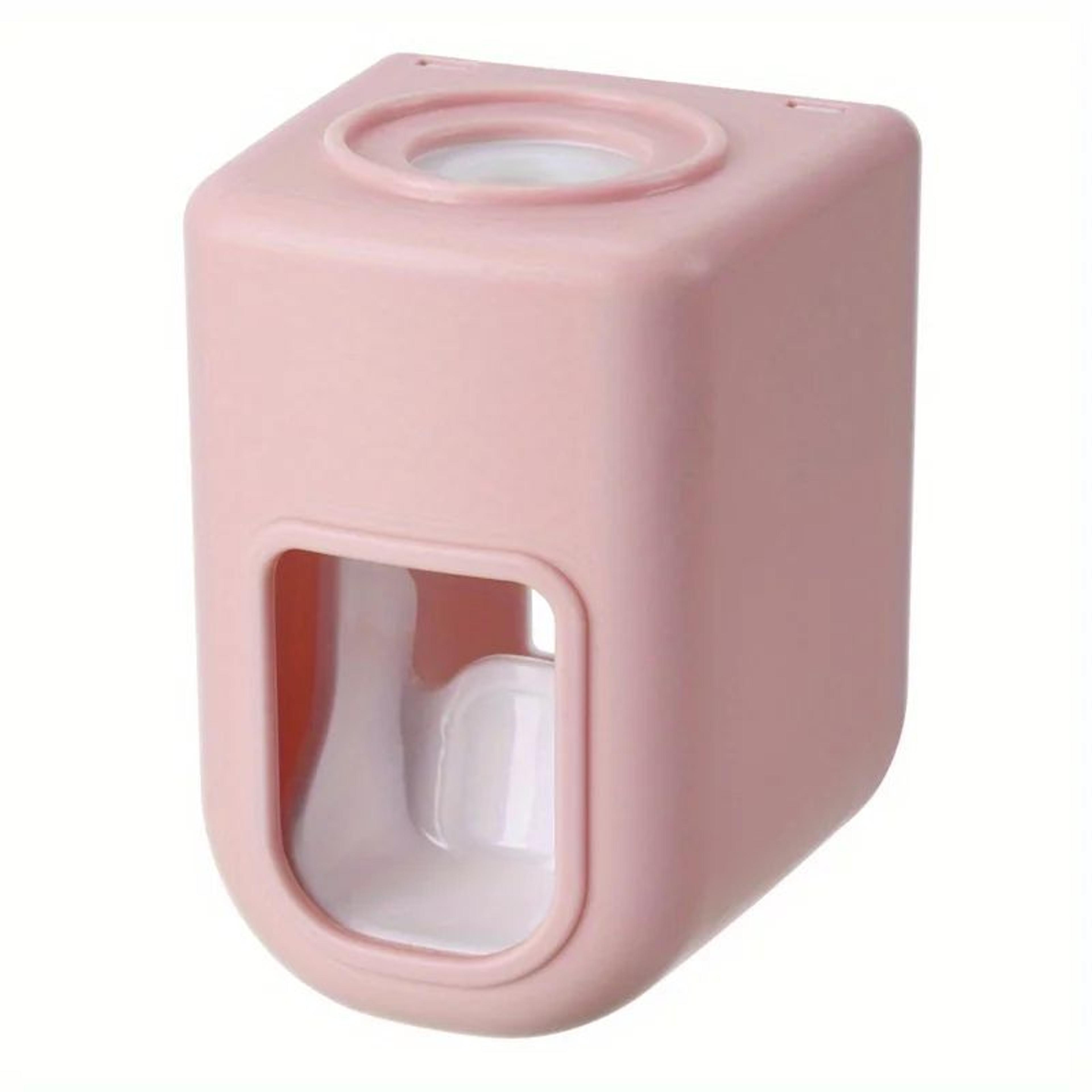 Automatic WallMount Toothpaste Dispenser With Toothbrush Holder  Waterproof Bathroom Organizer 9