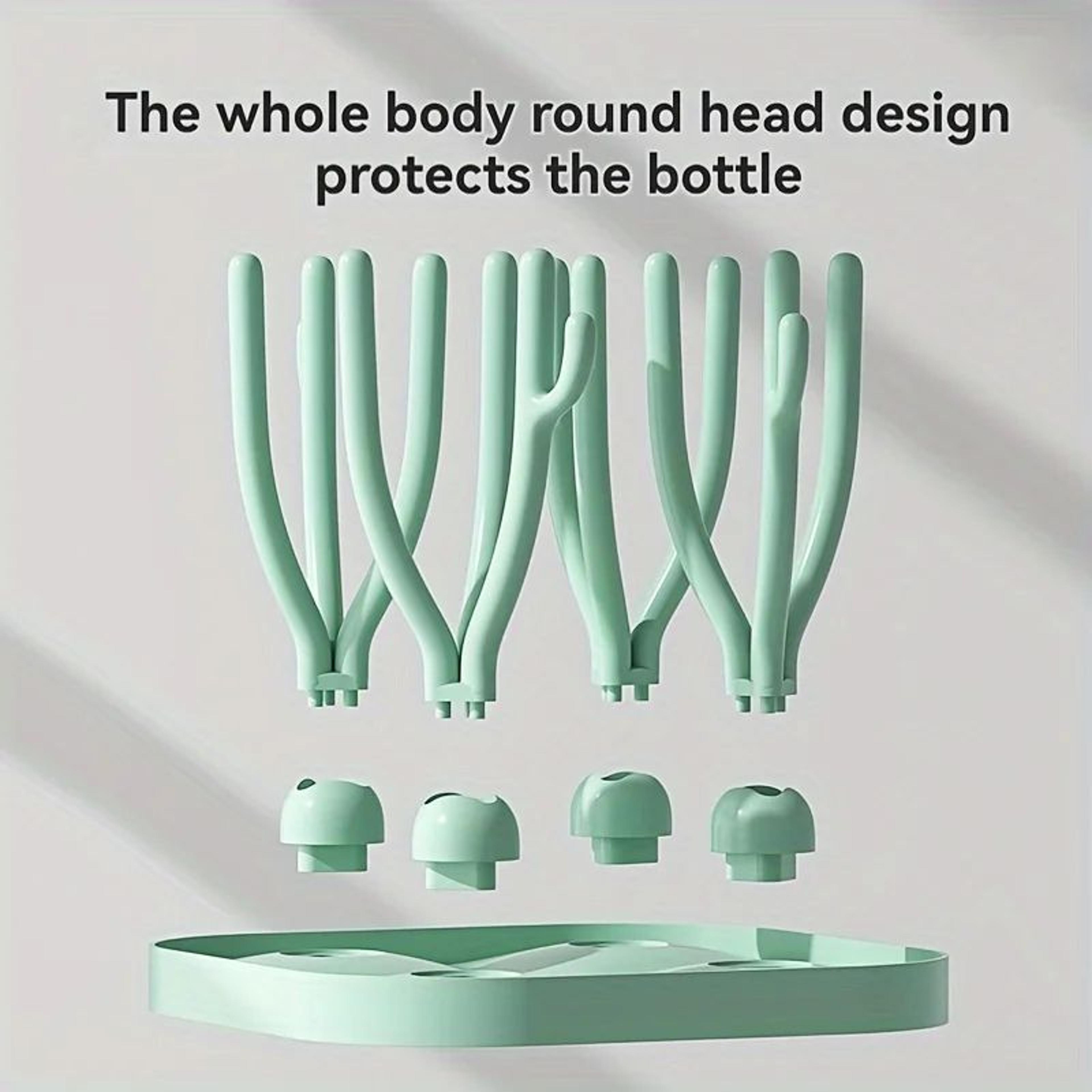 Portable MultiFunctional Drying Rack  Foldable Bottle Drying Rack  Countertop Holder With Removable 2