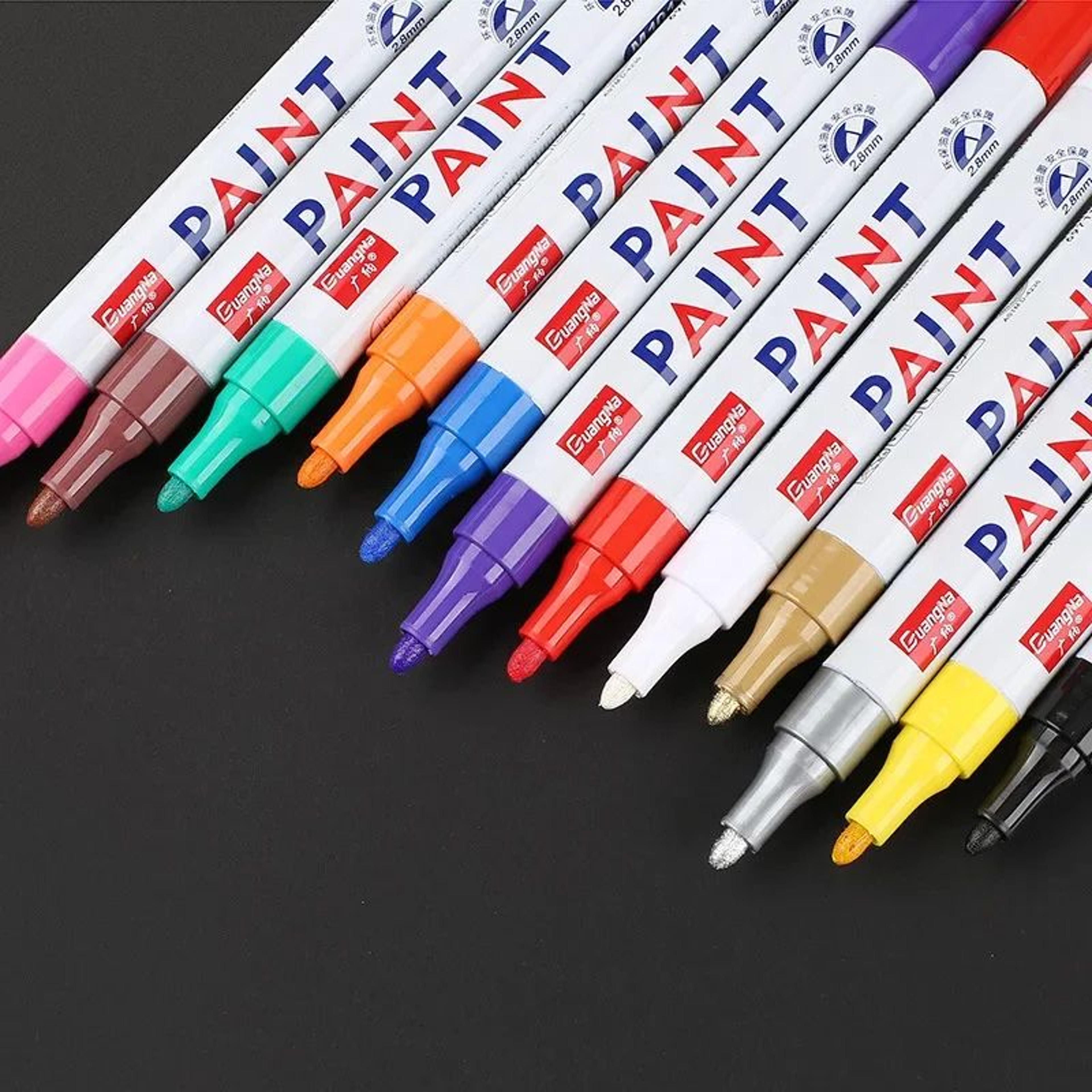 Waterproof Tire Paint Pen Permanent Marker For Wheels Treads  Auto Detailing 5
