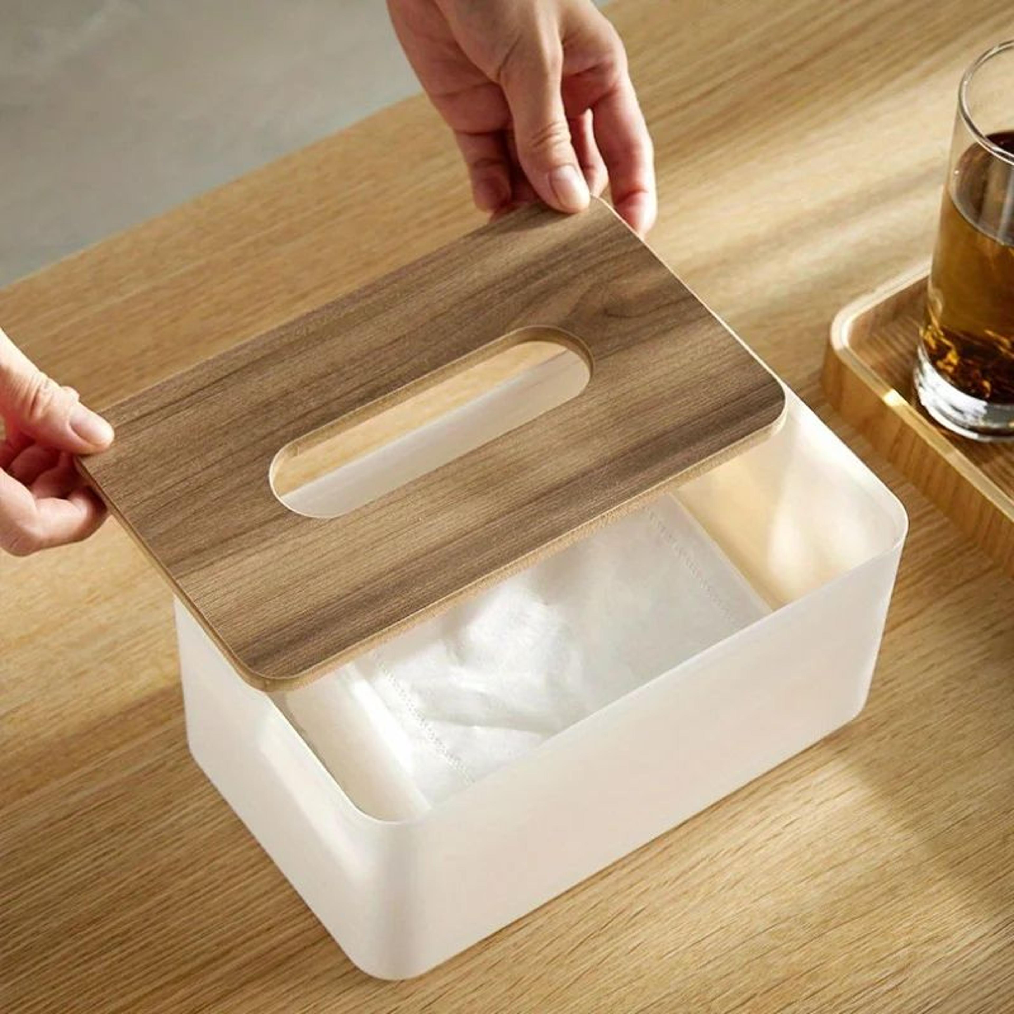 Multifunctional Plastic Storage Box For Paper  Desk Essentials  Minimal Paper Organizer Box For Hom 4