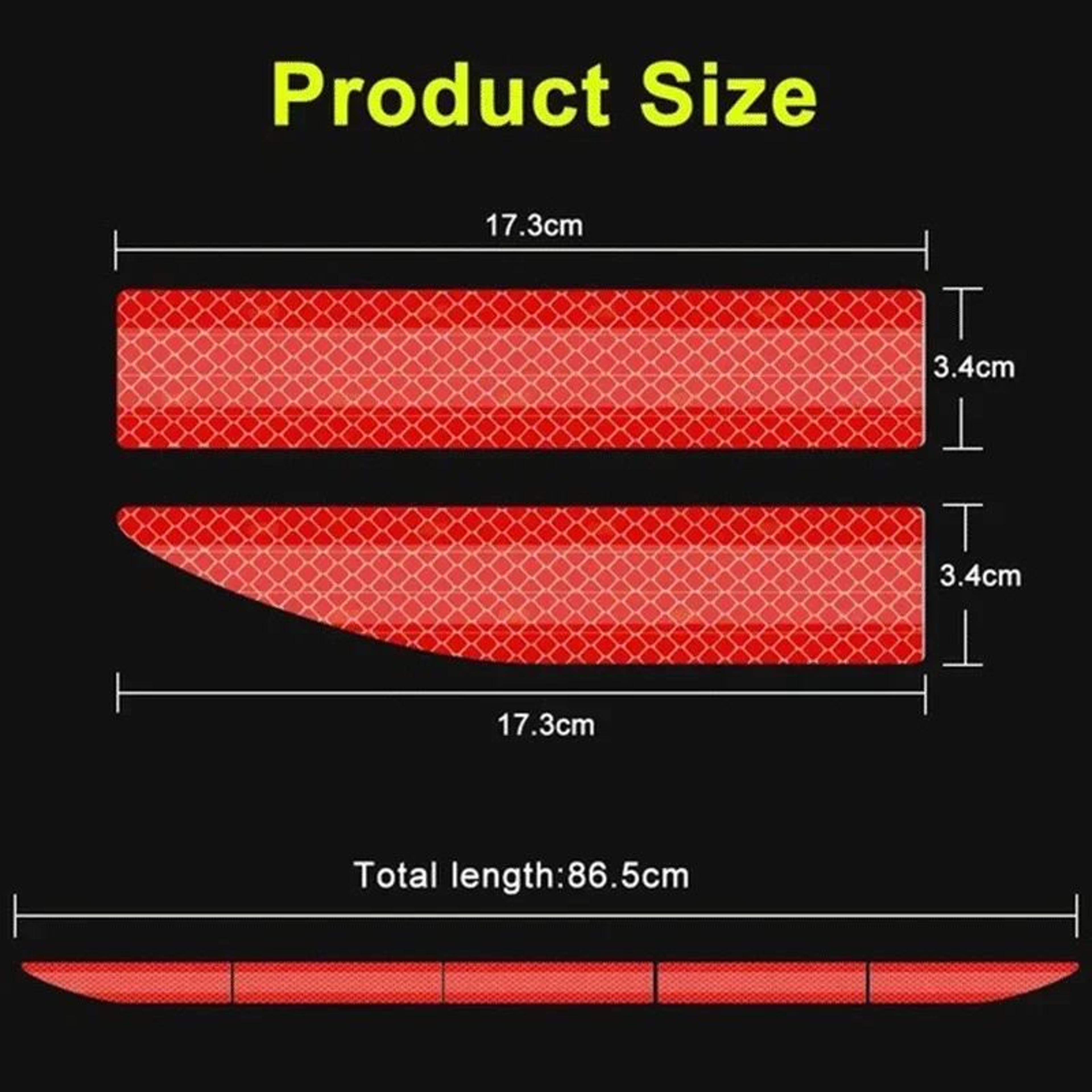 HighVisibility Reflective Warning Tape Sticker For Cars  AntiCollision Safety Strip For Trunk Bumpe 2
