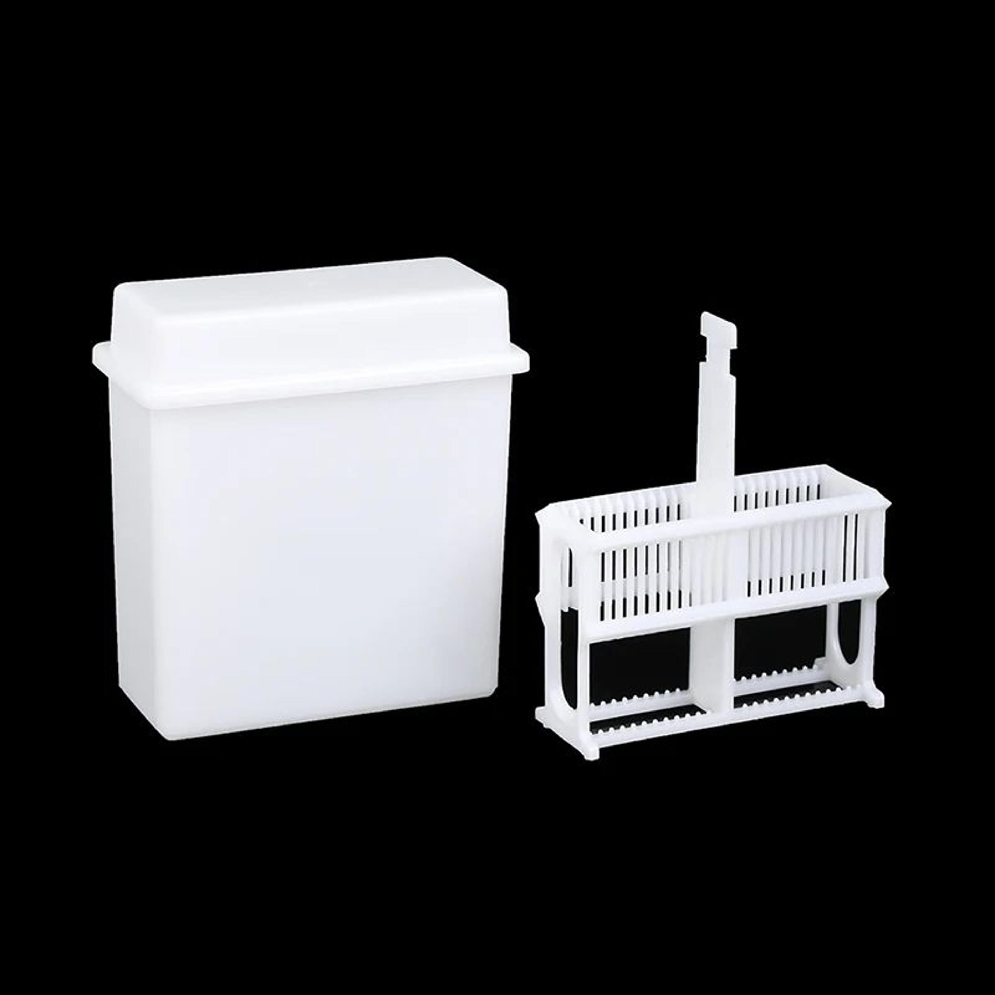 24Slot Microscope Slide Staining Rack  Jar Set  Compact Histology Staining Kit 2