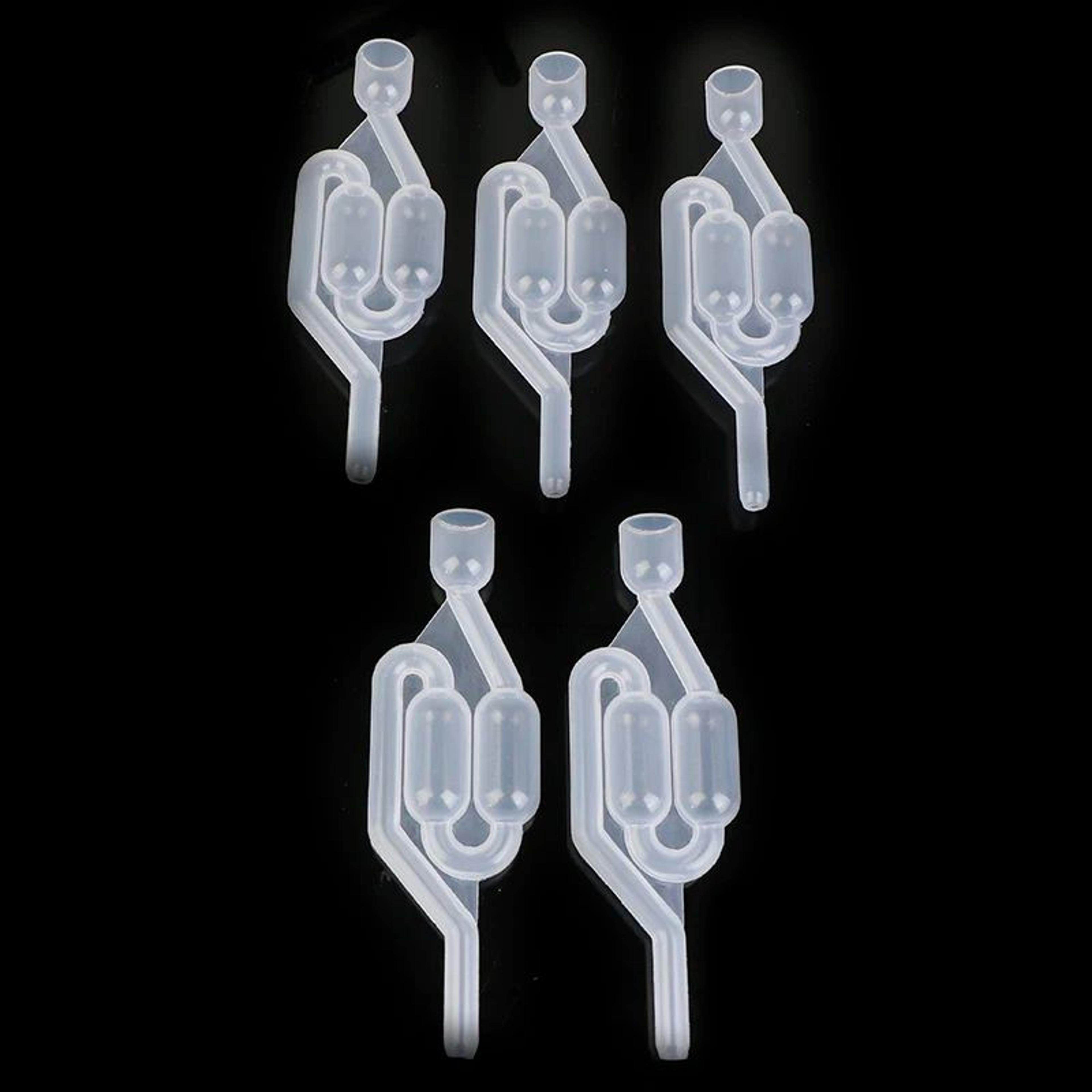5Pack OneWay Fermentation Airlocks For Homebrew  Wine Making Water Seal Brewing Airlock Valve Set 5