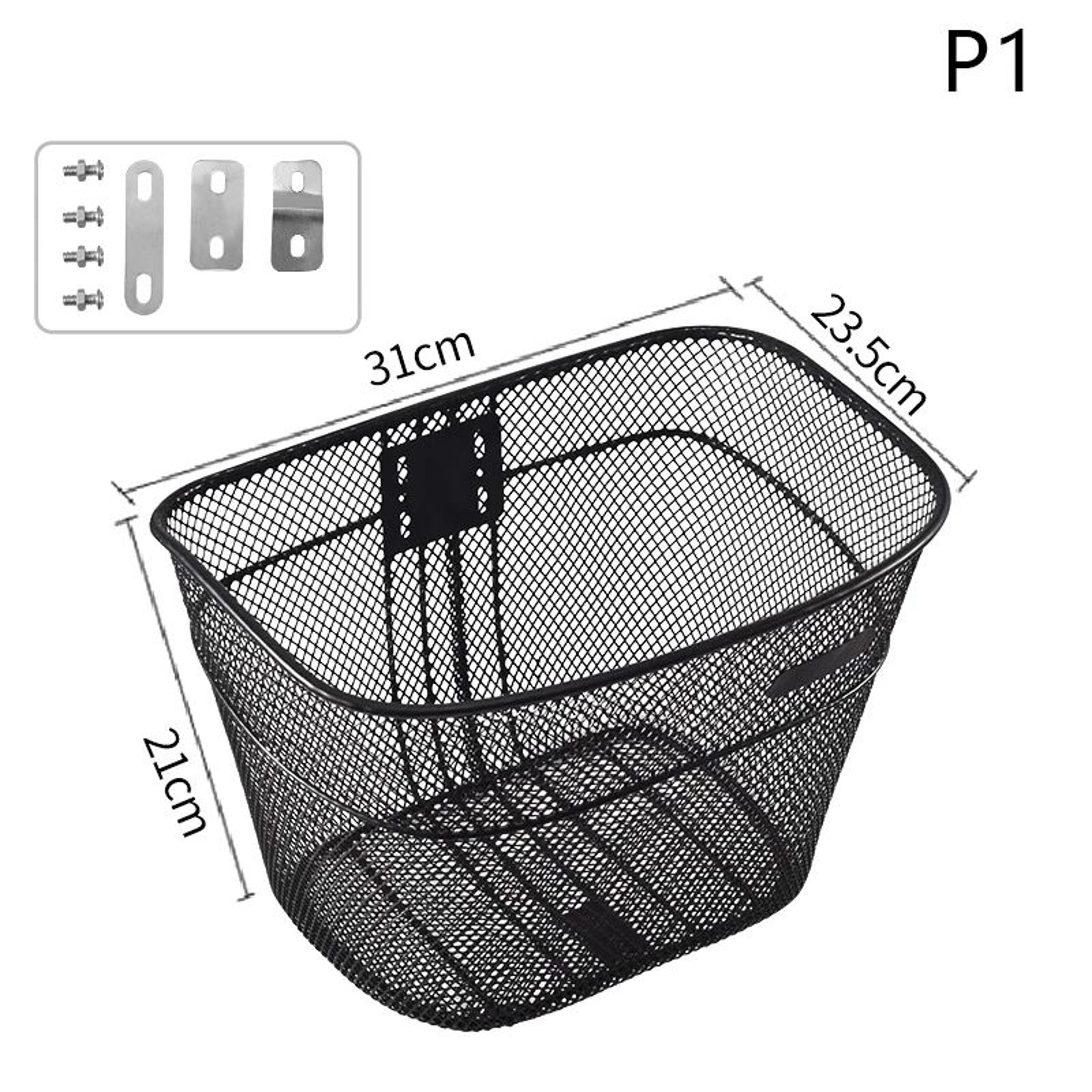 Foldable Metal Front Bicycle Basket For Mountain Bikes  Removable Storage Carrier For Shopping  Out 6