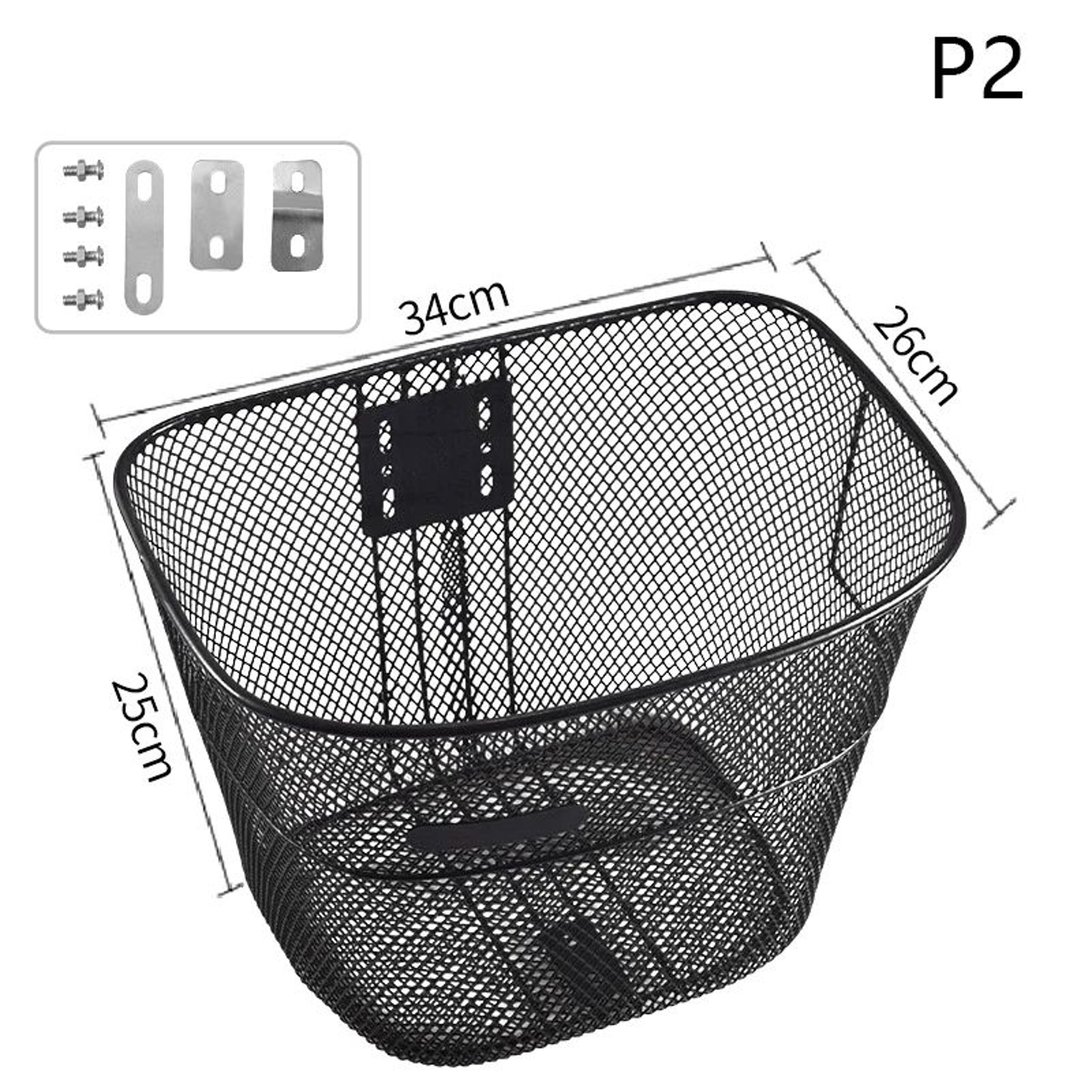 Foldable Metal Front Bicycle Basket For Mountain Bikes  Removable Storage Carrier For Shopping  Out 7