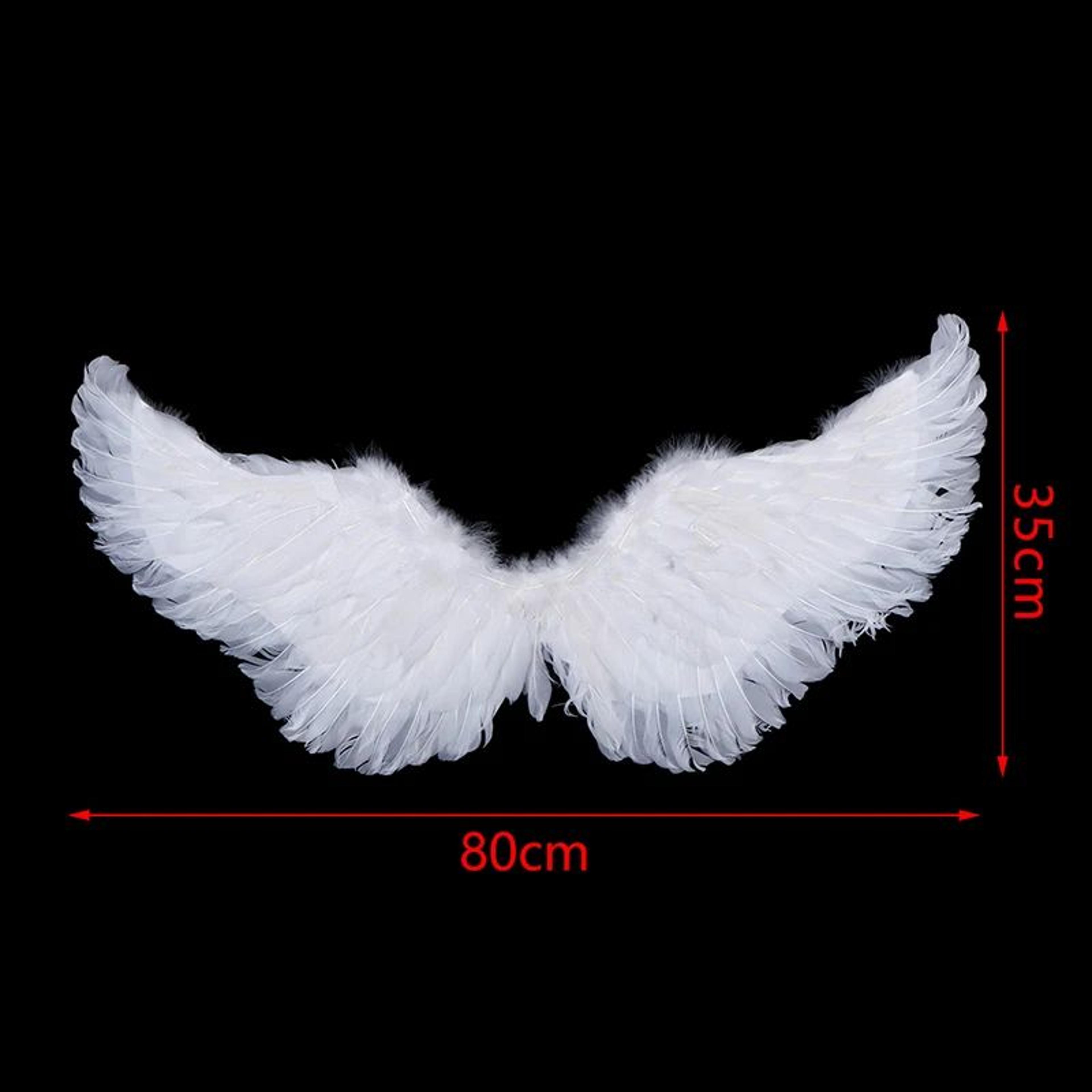 Angel Wings Costume Set With Feather Angel Wings Halo Headband  Star Wand For Kids And Adults 7