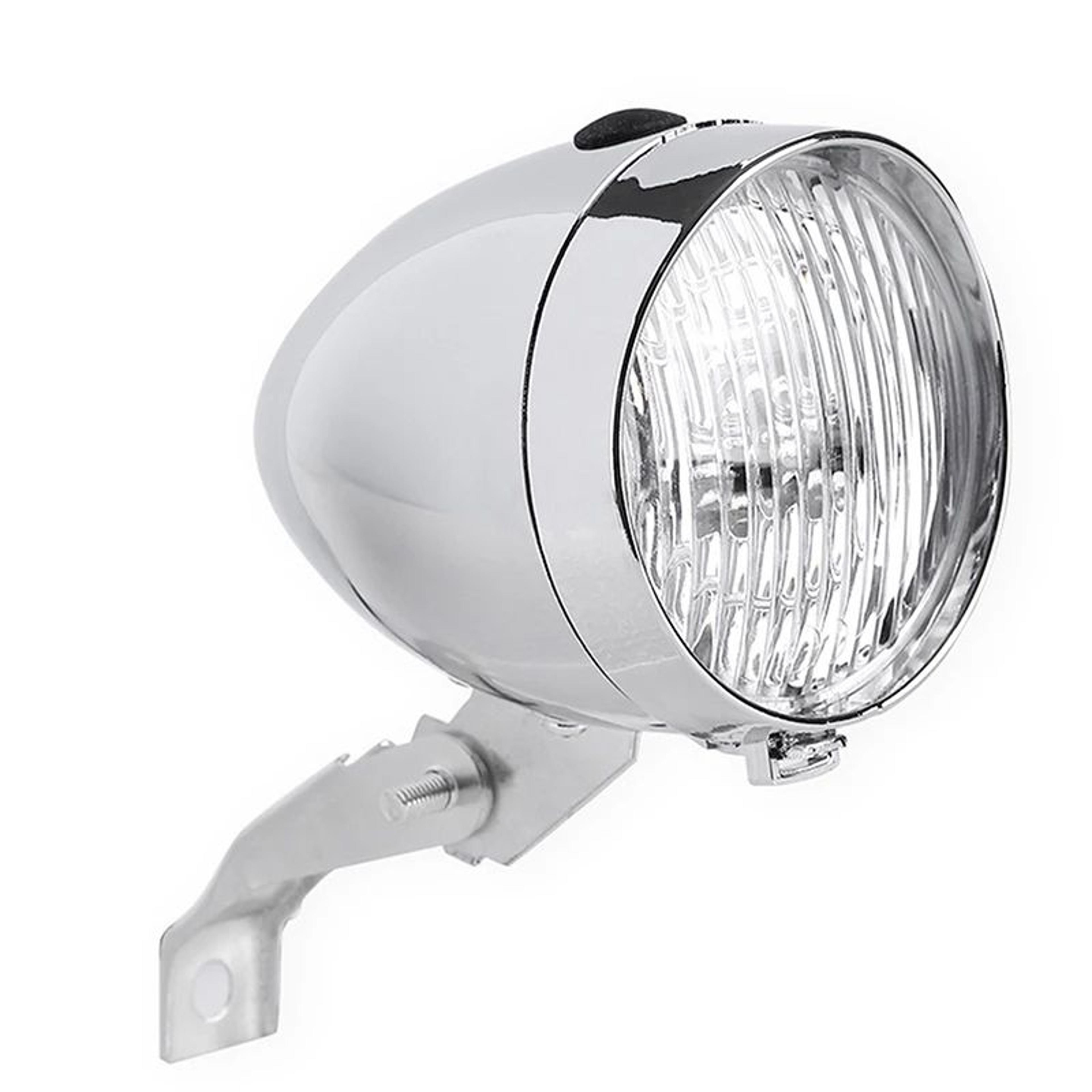 Retro 3LED Waterproof Bike Headlight  Rear Safety Lamp  Vintage ABS Shell Bike Front Light 2