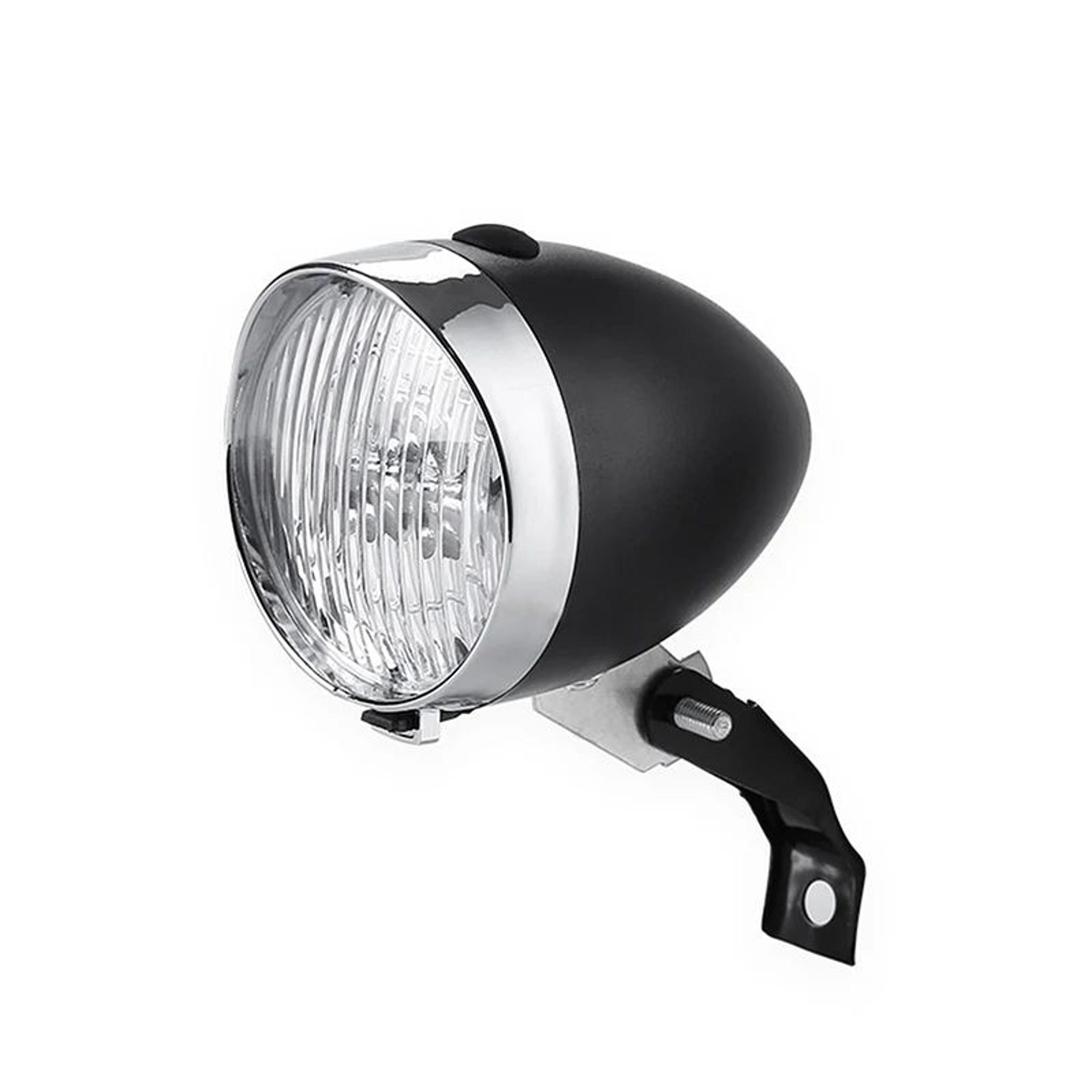 Retro 3LED Waterproof Bike Headlight  Rear Safety Lamp  Vintage ABS Shell Bike Front Light 3
