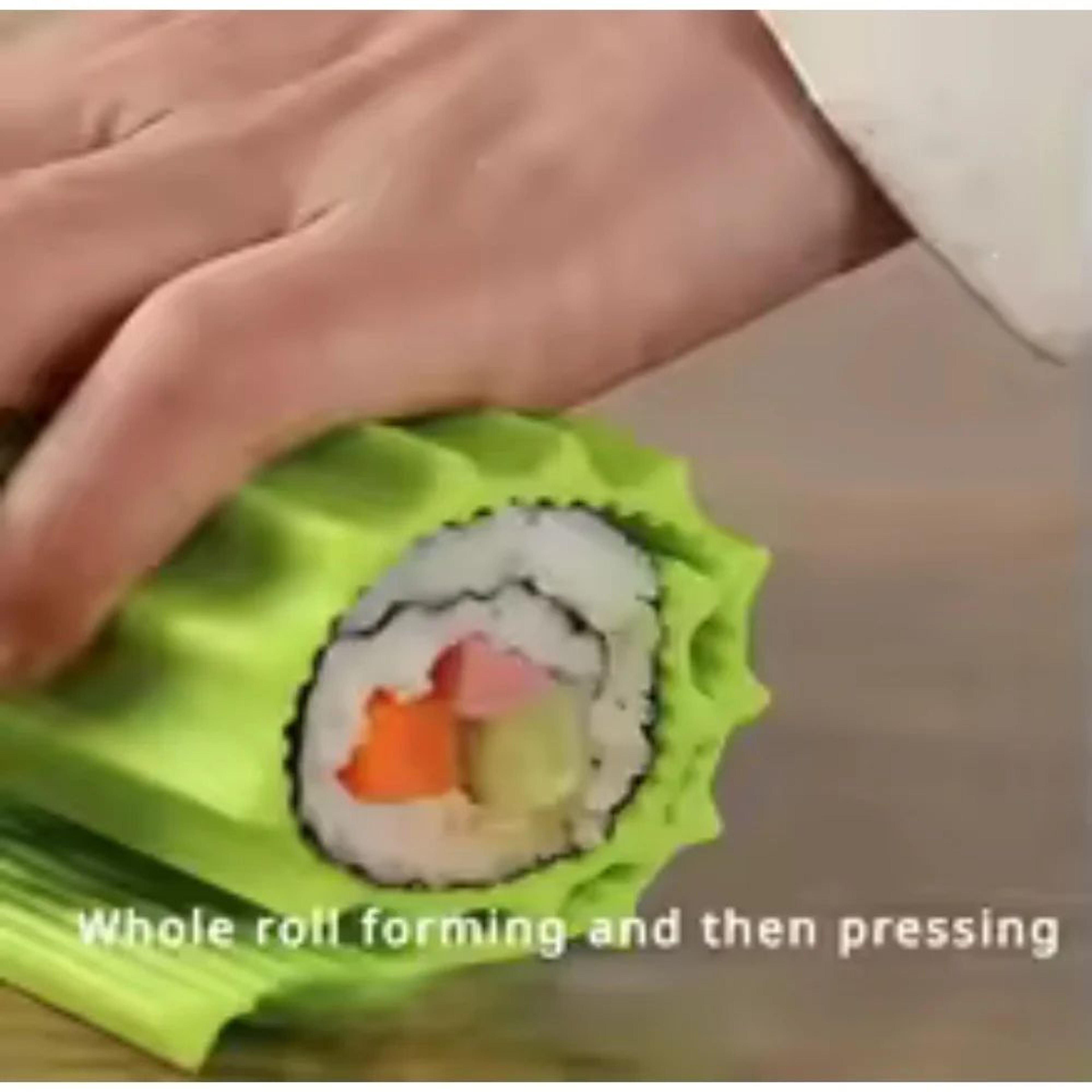 Silicone Sushi Making Kit With Rolling Mat  Easy Homemade Sushi For Beginners  Kids 2