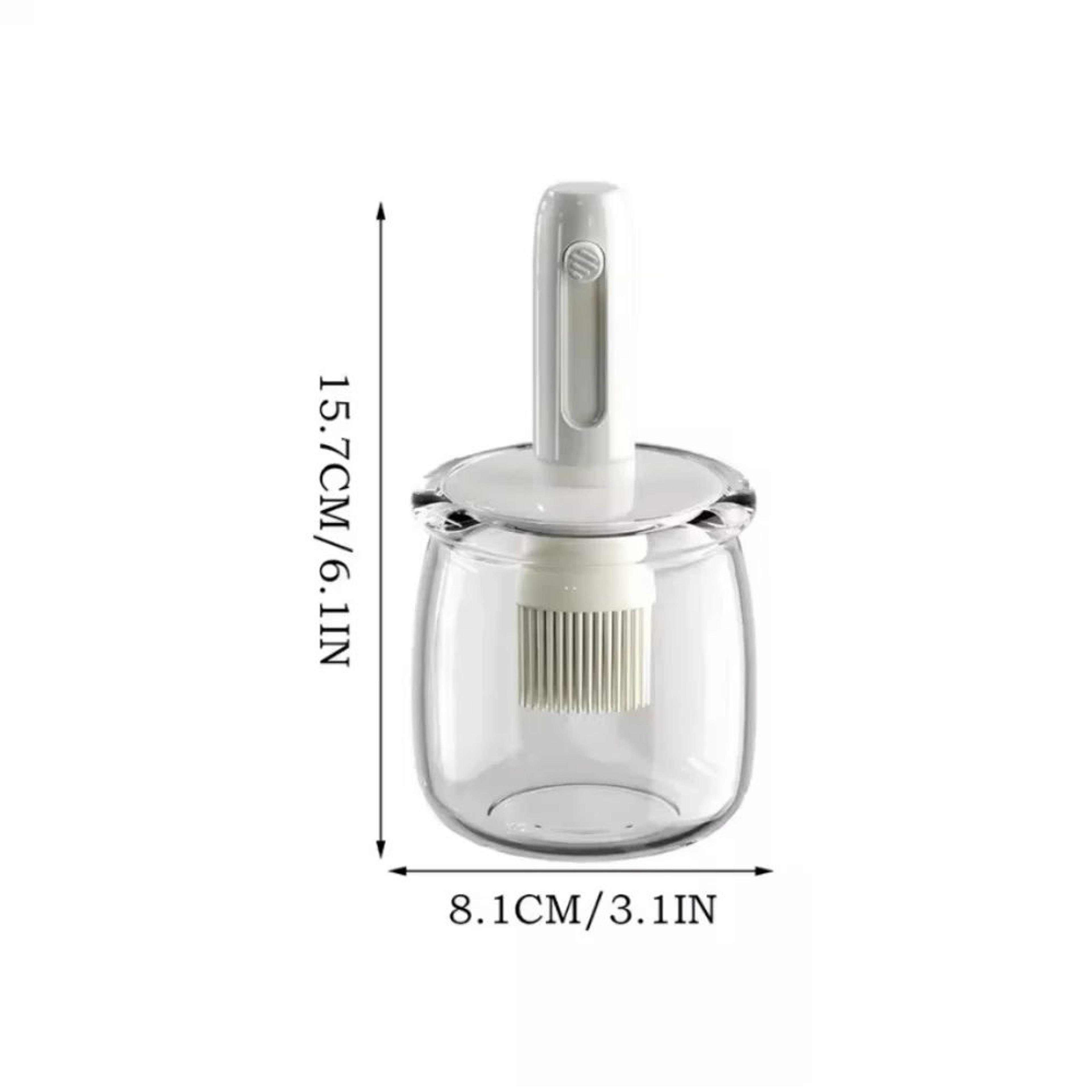 2in1 Oil Dispenser With Brush For Cooking  Grilling  Detachable Silicone Basting Brush Bottle For O 0