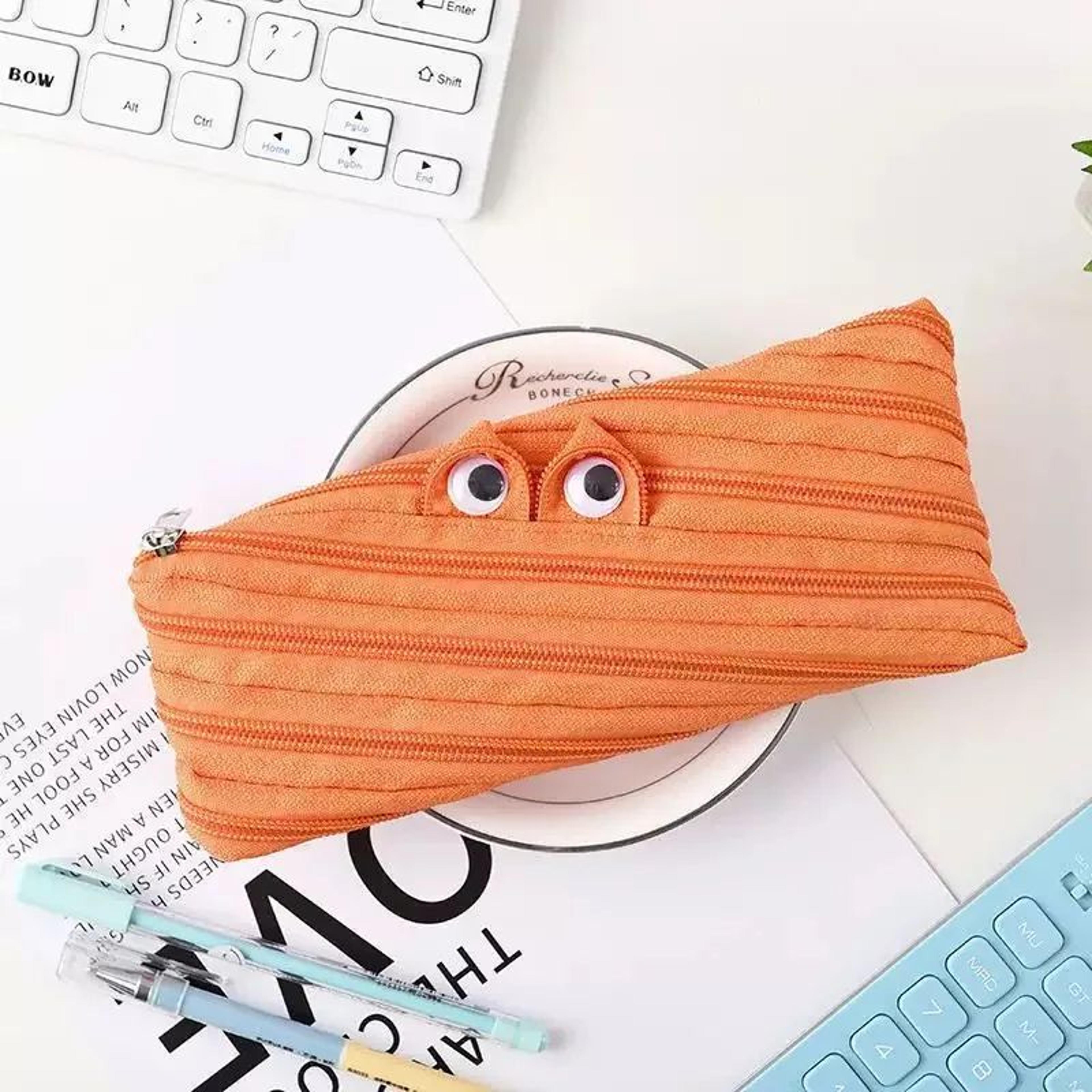 Monster Pencil Case Large Capacity Cute Pencil Pouch Zipper Pen Case For School 10