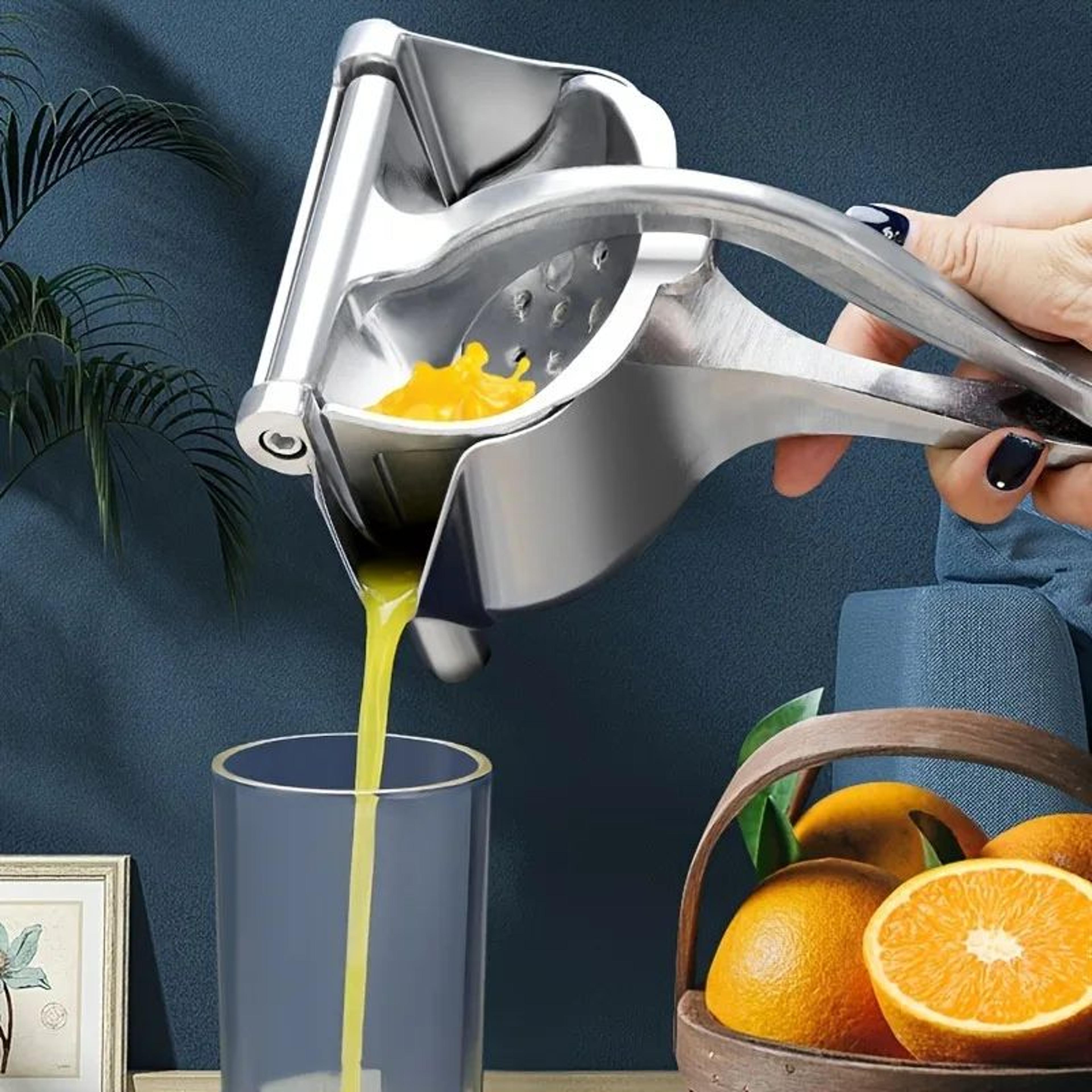HeavyDuty Manual Lemon Squeezer Citrus Juicer  Metal Handheld Fruit Press 3