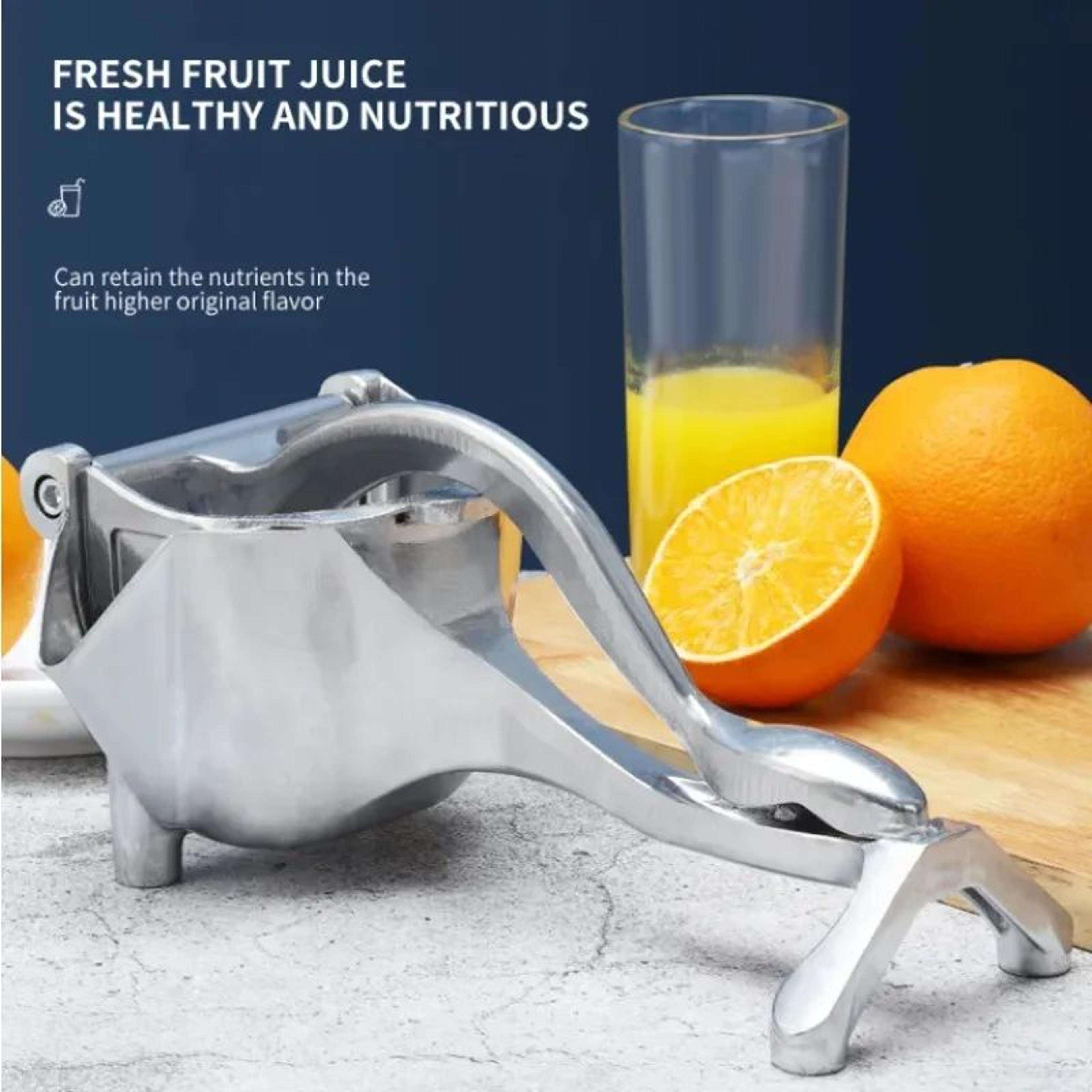 HeavyDuty Manual Lemon Squeezer Citrus Juicer  Metal Handheld Fruit Press 4