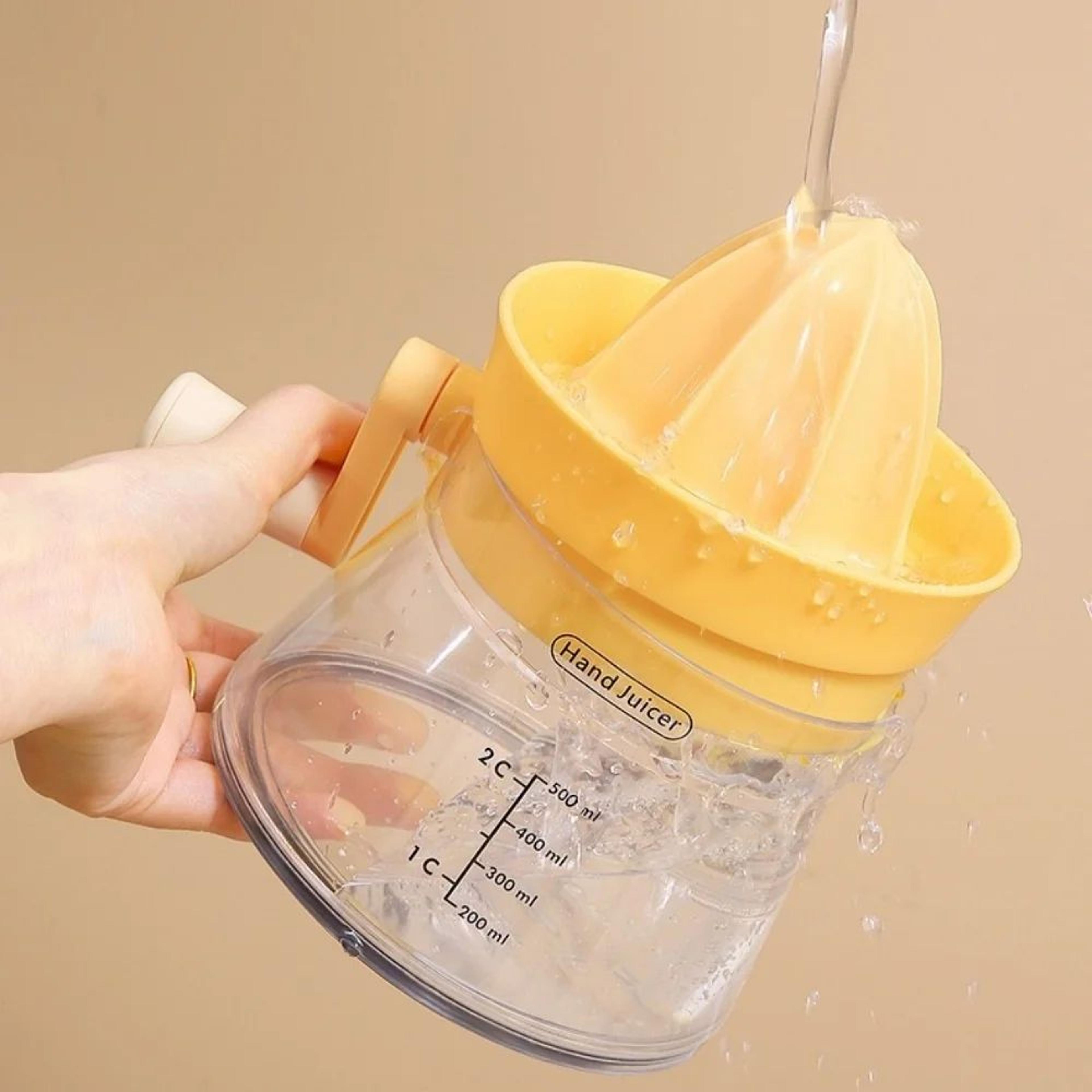 HandCrank Manual Citrus Juicer For Lemon  Orange LaborSaving Fresh Juice Press 2