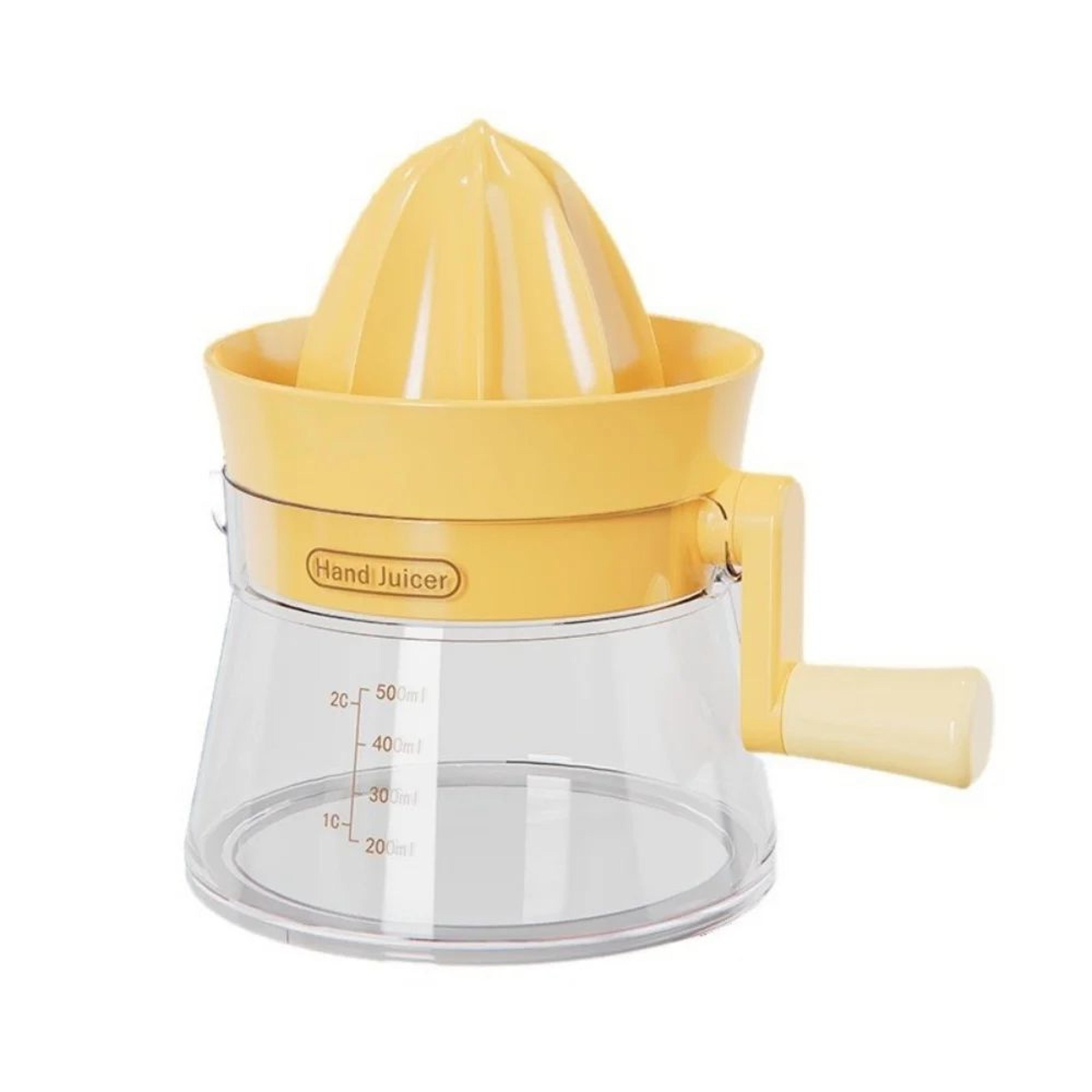 HandCrank Manual Citrus Juicer For Lemon  Orange LaborSaving Fresh Juice Press 8