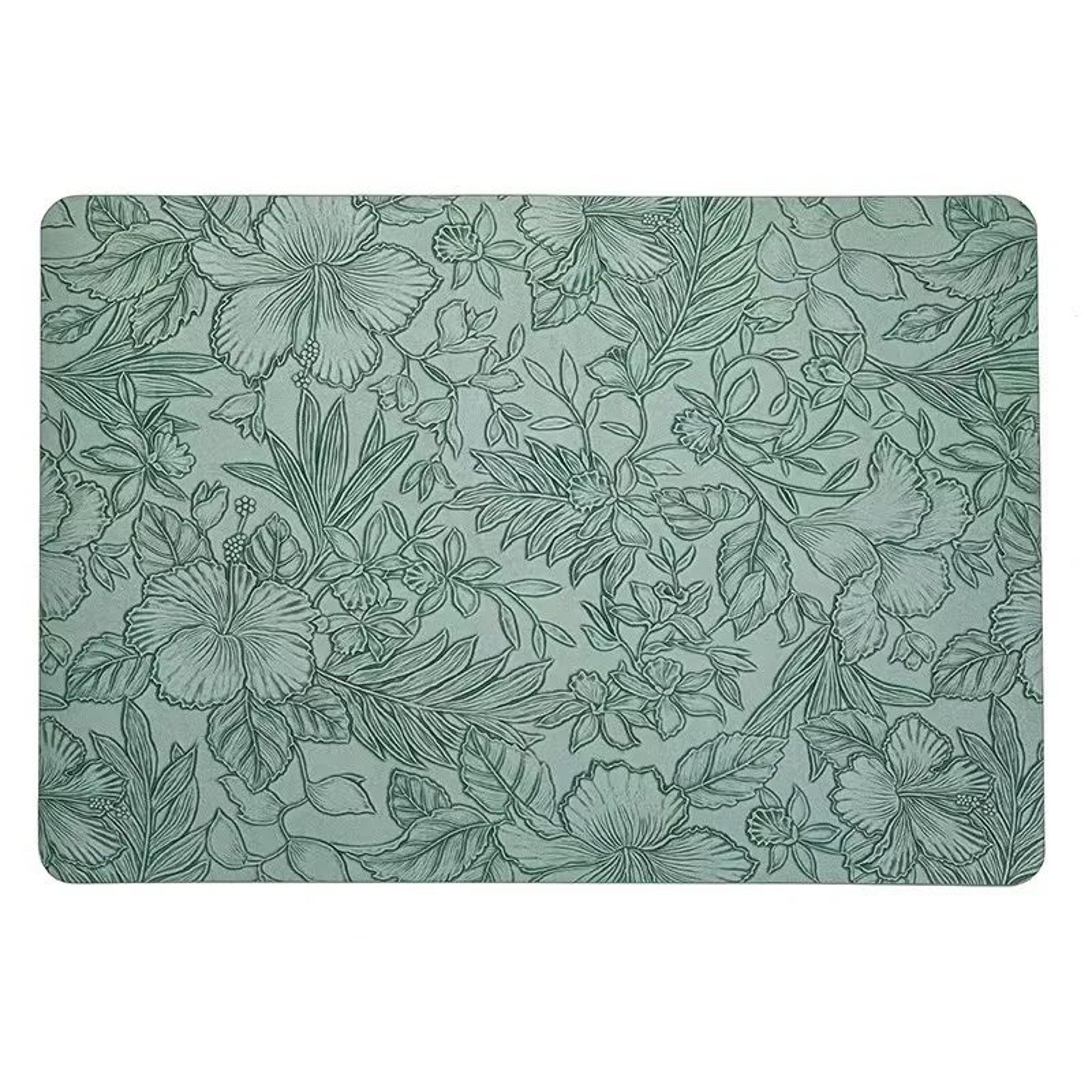 TwoTone Faux Leather Placemats  Reversible HeatResistant  WipeClean Table Mats For Modern Dining 6