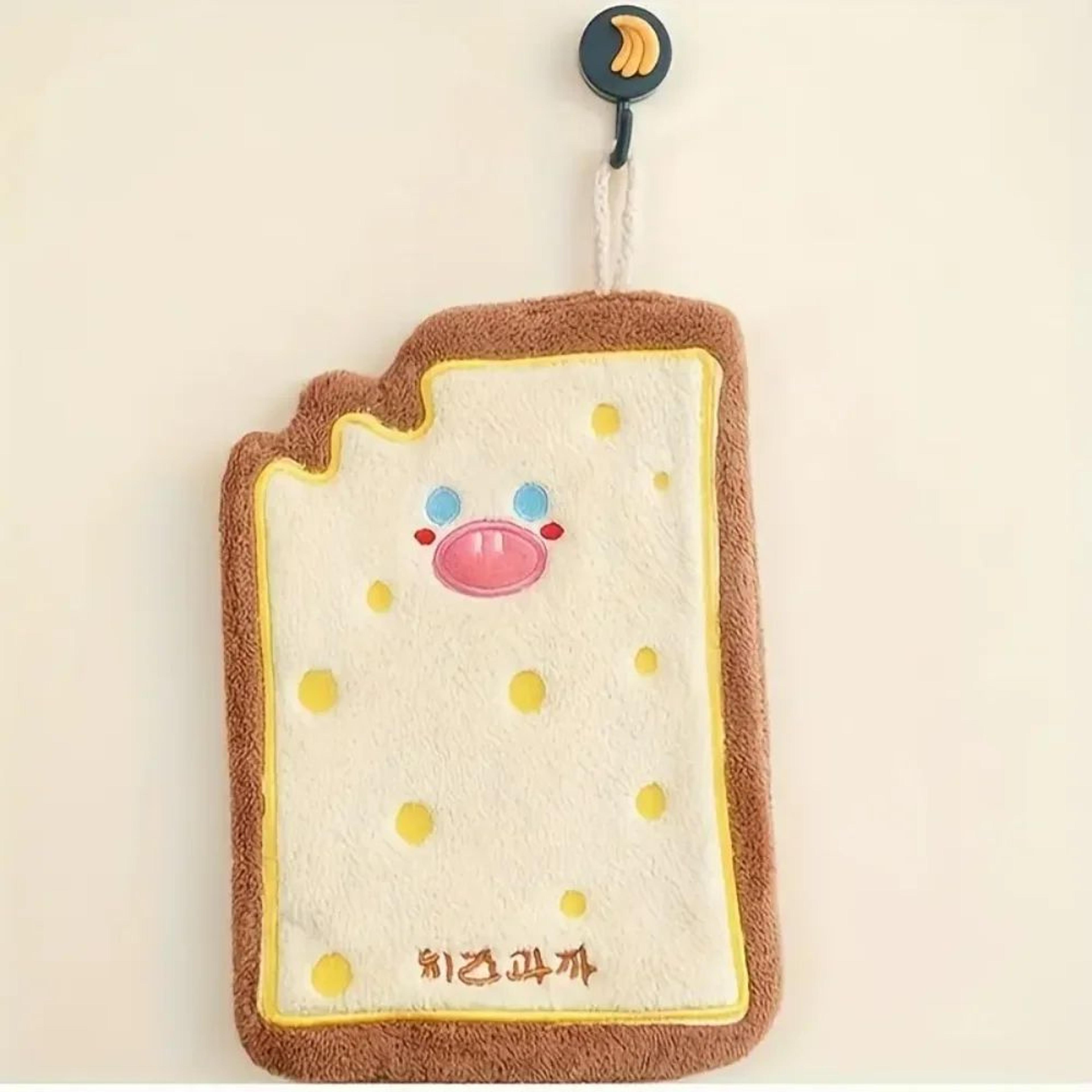 QuickDrying Coral Fleece Hanging Hand Towel  Cute Absorbent Towel For Kitchen  Bathroom 9