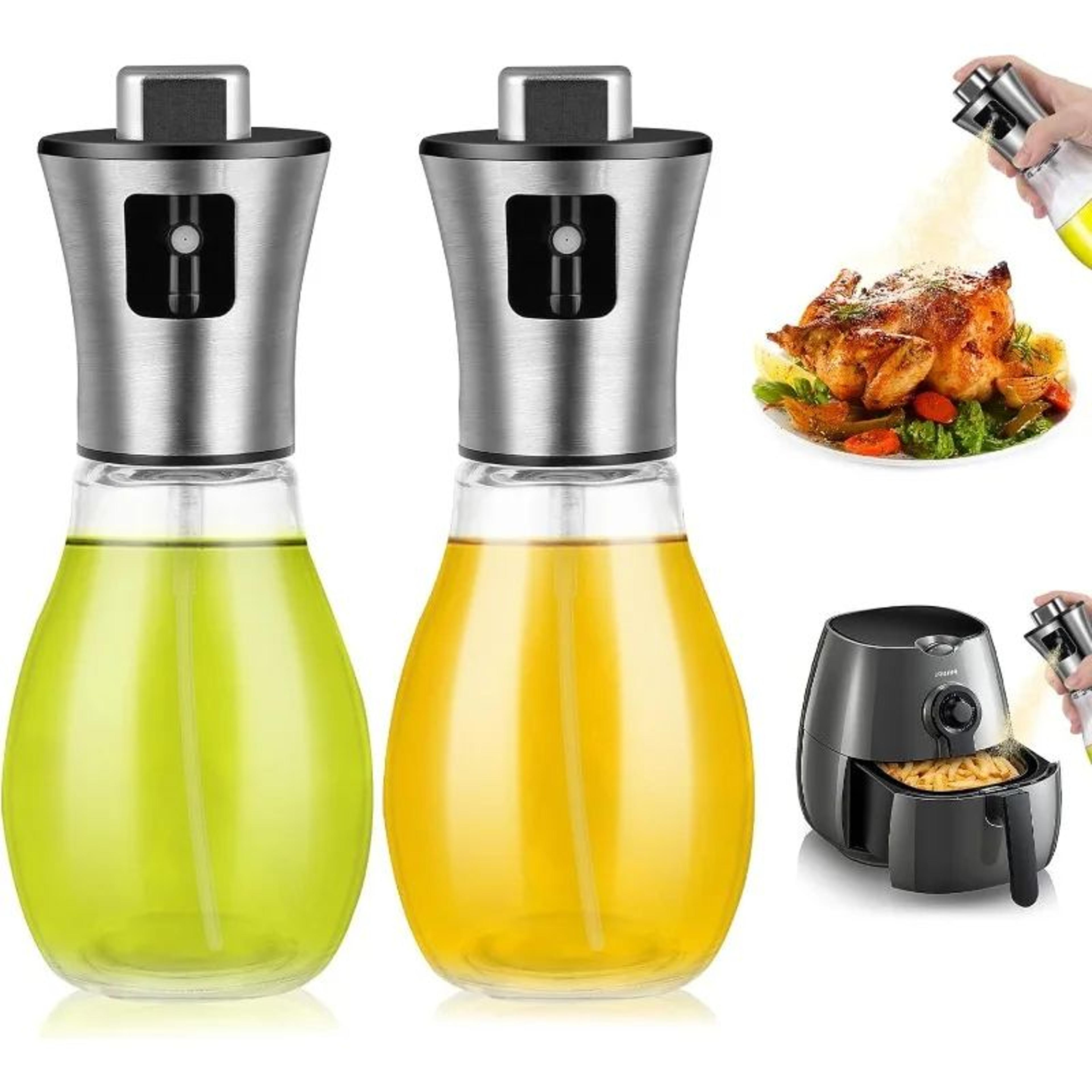 200ml Air Fryer Oil Sprayer  Refillable Oil Spray Bottle For Olive Oil Vinegar  Cooking Mist Contro 0