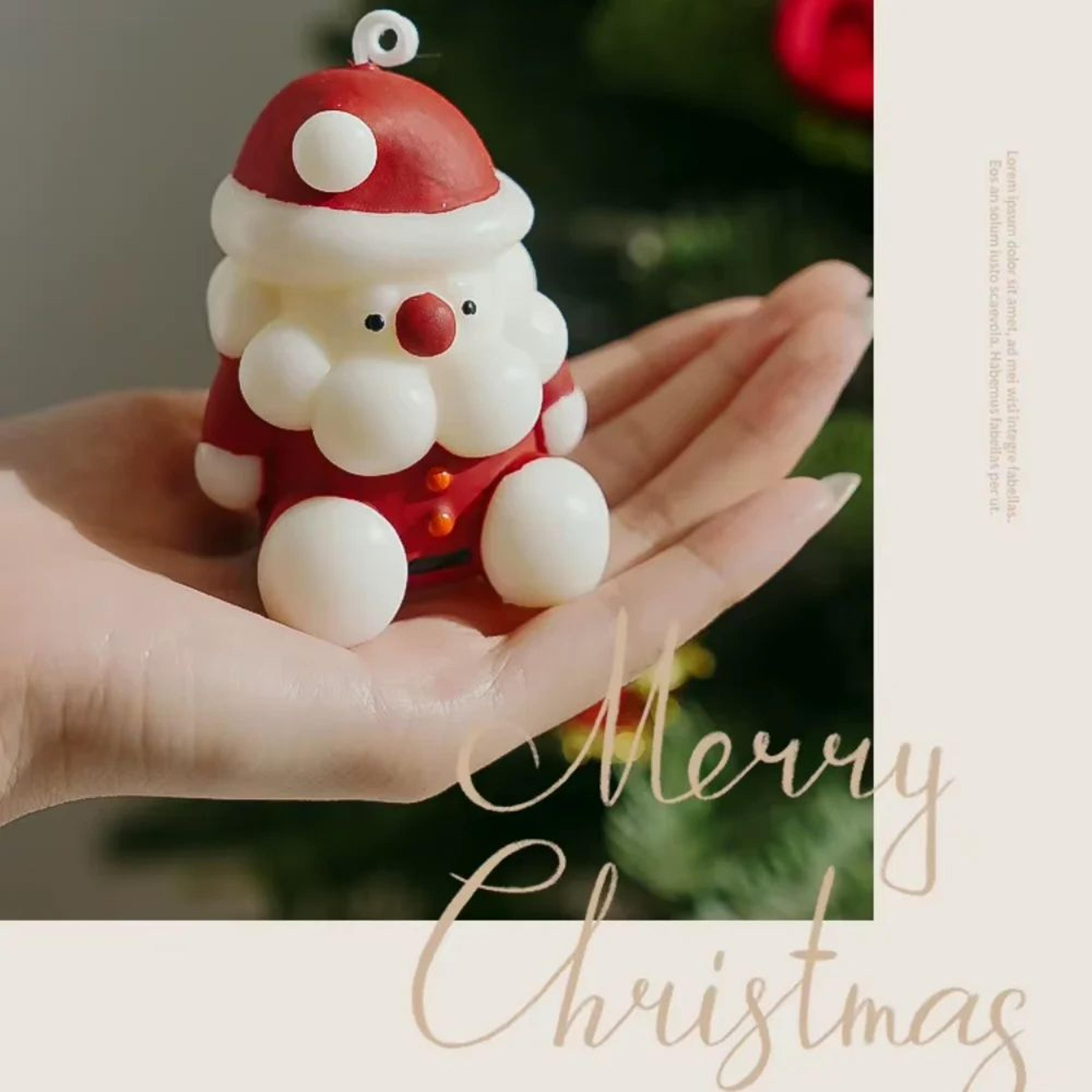 Holiday Soy Wax Christmas Candle Set  Christmas Soy Wax Candle GiftReady Decor 812 Hr Clean Burn 5
