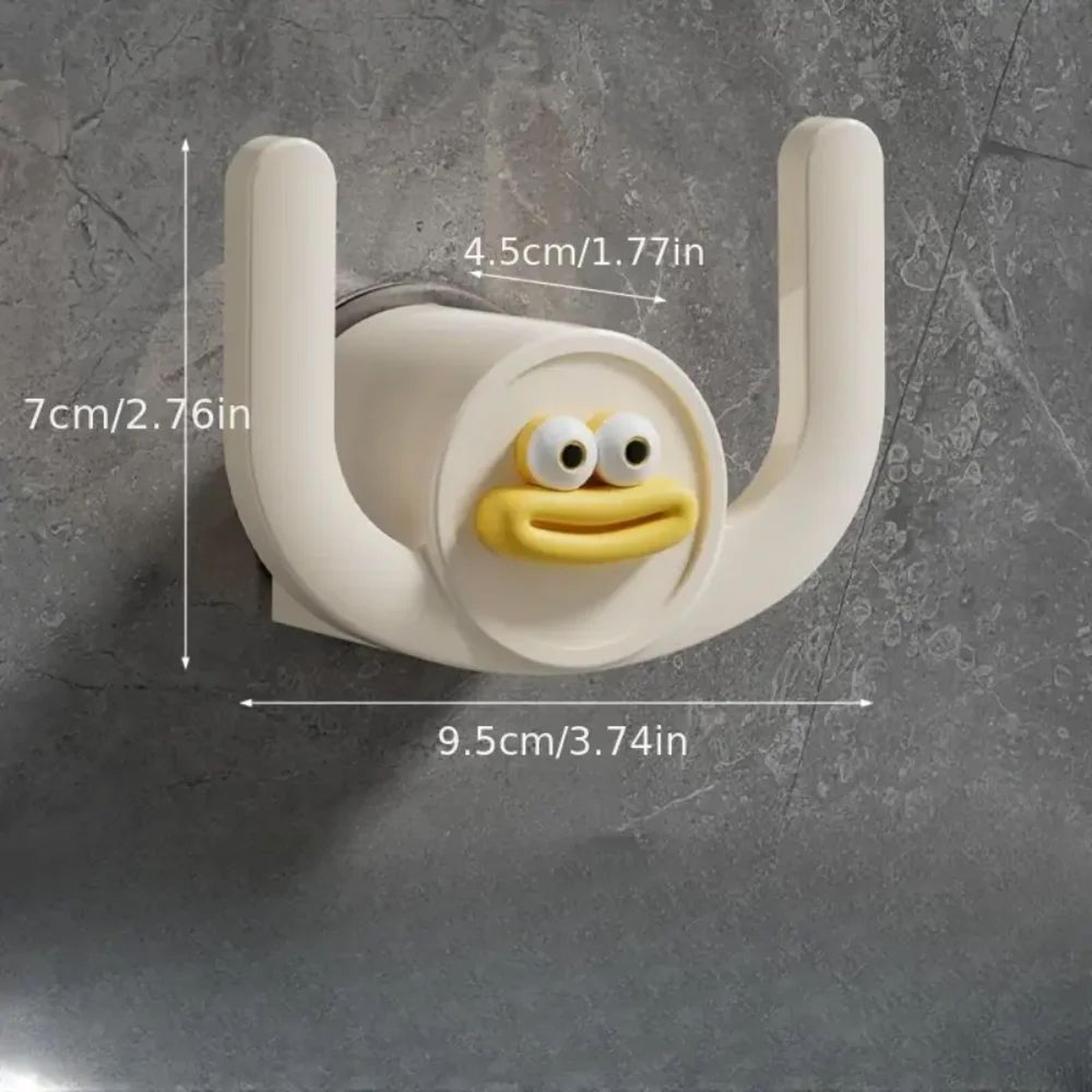 Cartoon WallMounted Bathroom Slipper Rack With Drainage SpaceSaving Shower Storage Organizer 6
