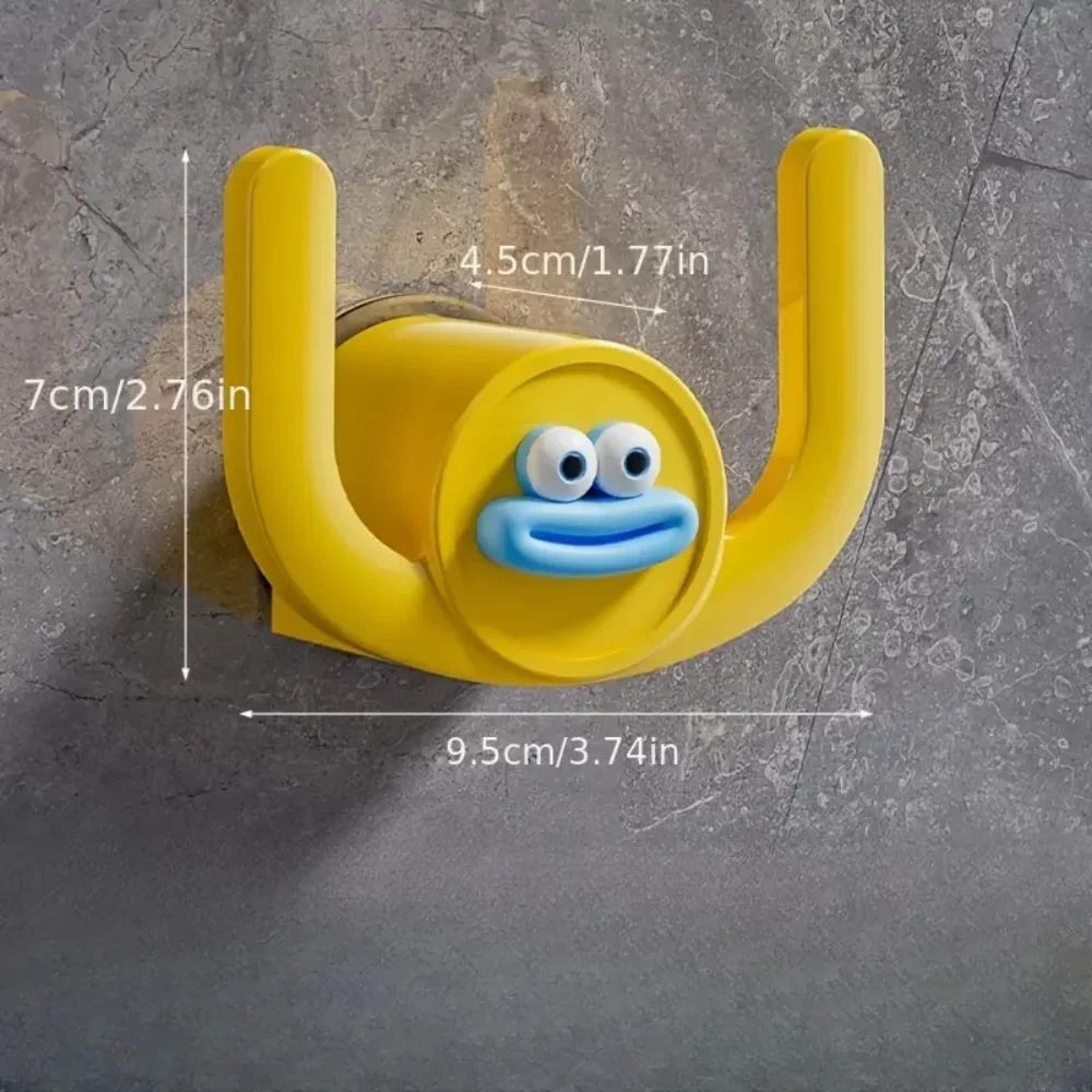 Cartoon WallMounted Bathroom Slipper Rack With Drainage SpaceSaving Shower Storage Organizer 8