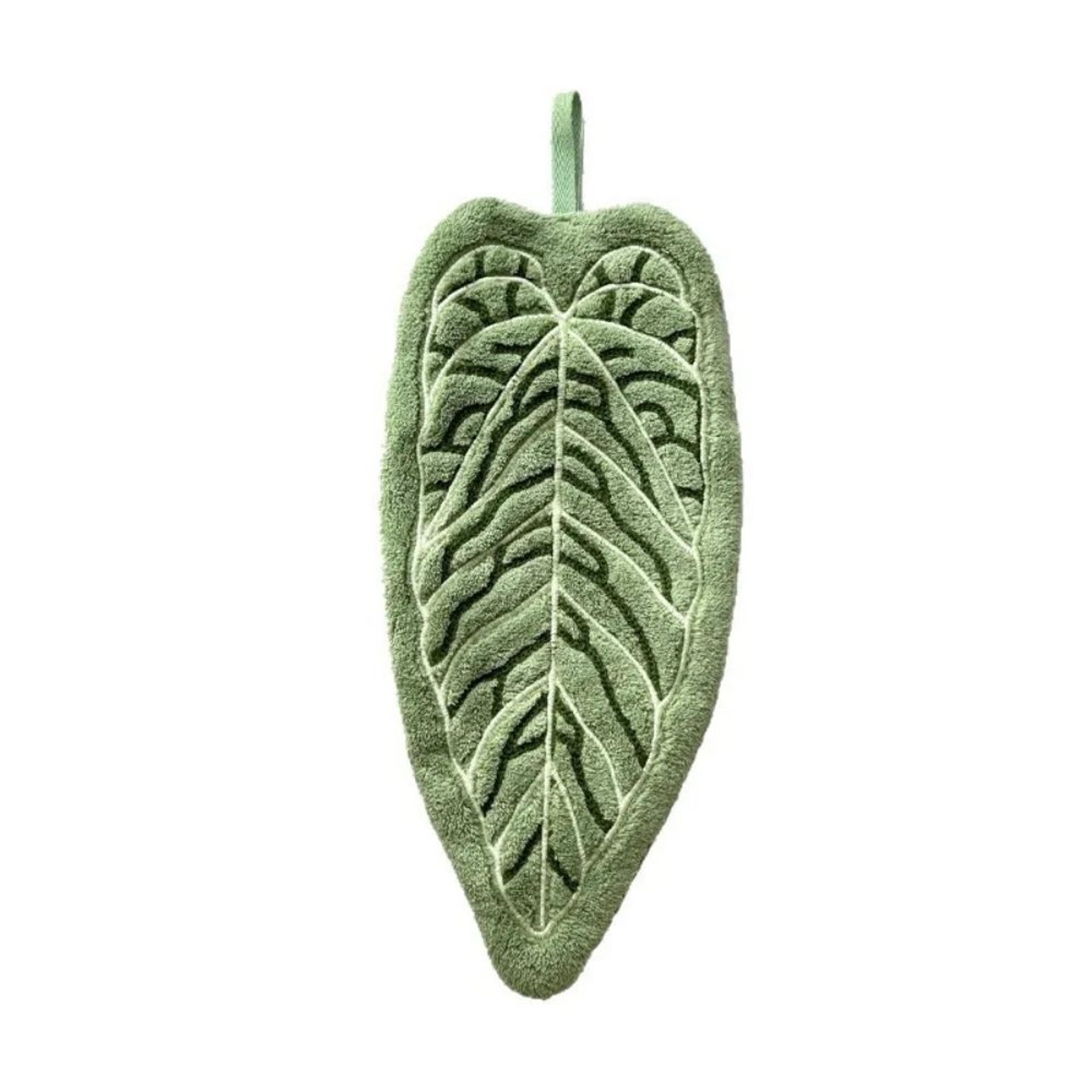 Tropical Leaf Coral Velvet Dish Towel  Super Absorbent QuickDry Kitchen  Bathroom Cloth 7